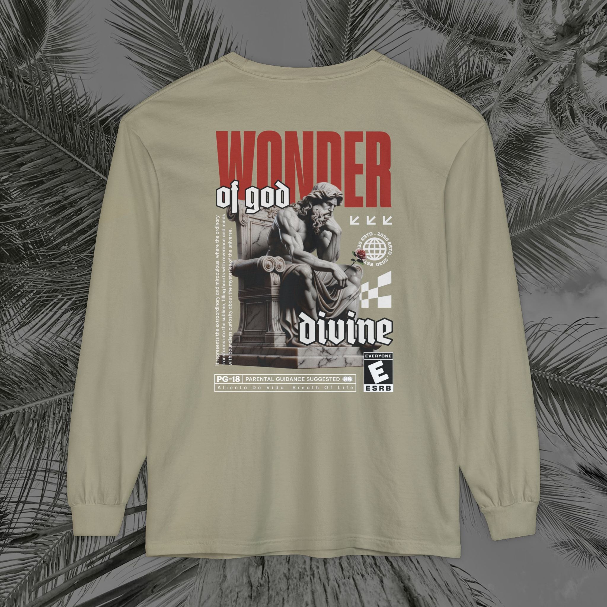 Throne of the Divine - (UNISEX) Long Sleeve Shirt - Aliento De Vida