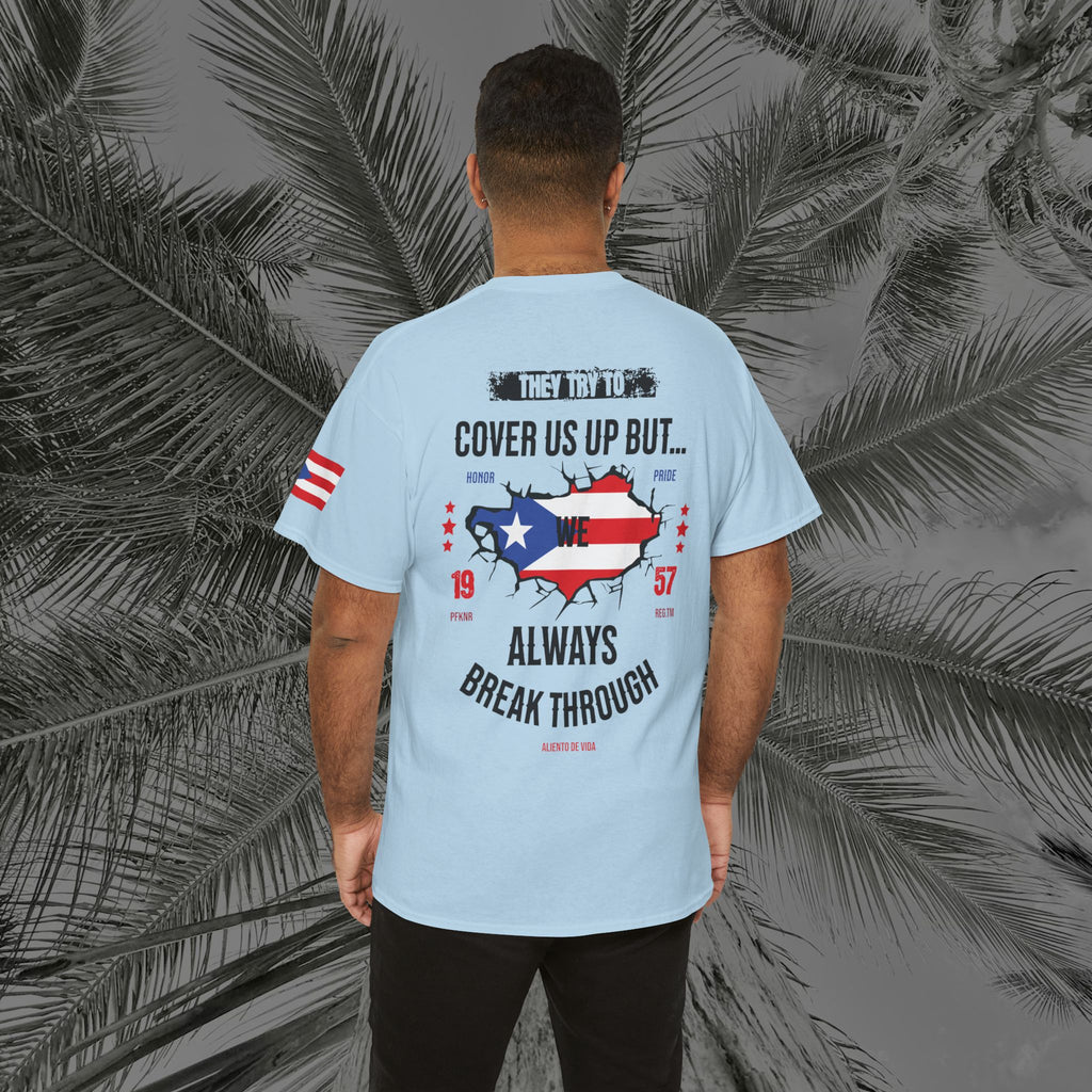 WE ARE PUERTO RICAN - PR COLLECTION - (UNISEX) Heavy Cotton Tee - Aliento De Vida