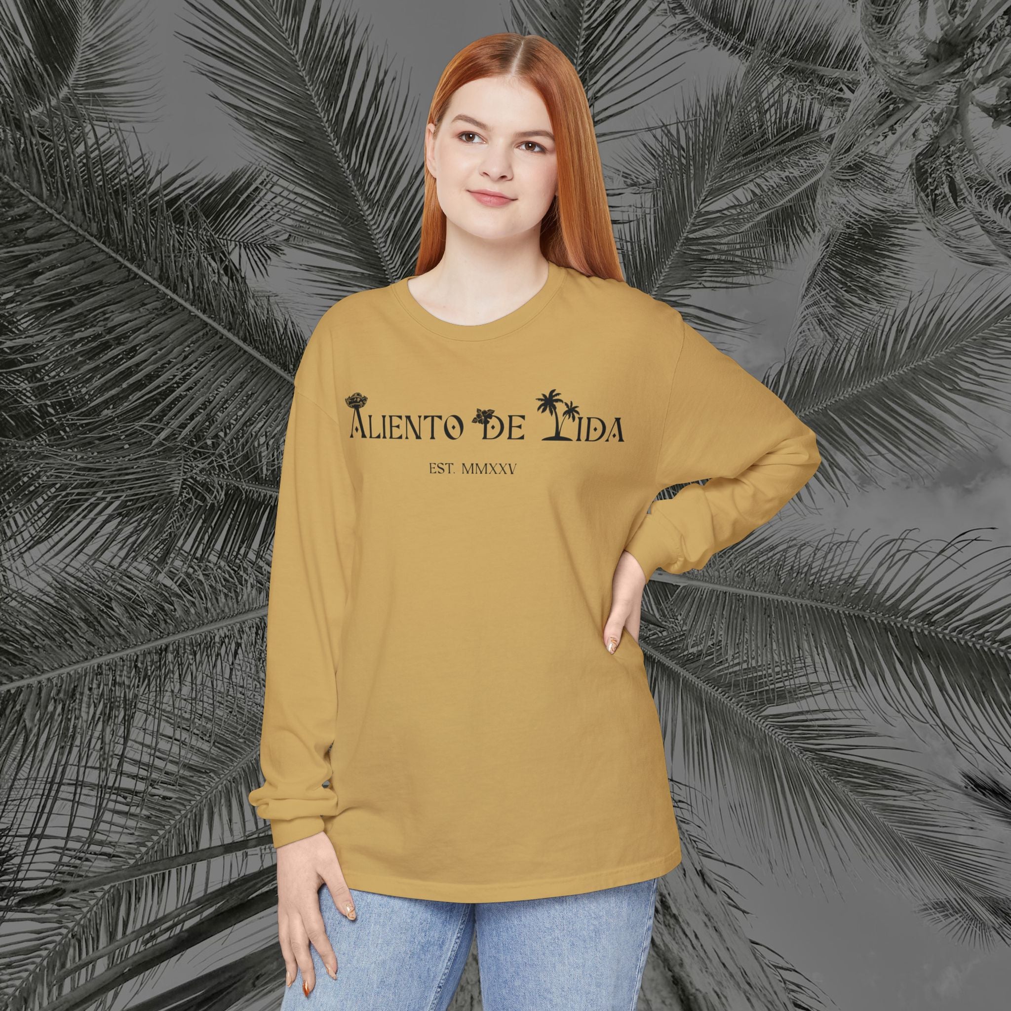 Isla Vibrante - (UNISEX) Long Sleeve T-Shirt - Aliento De Vida