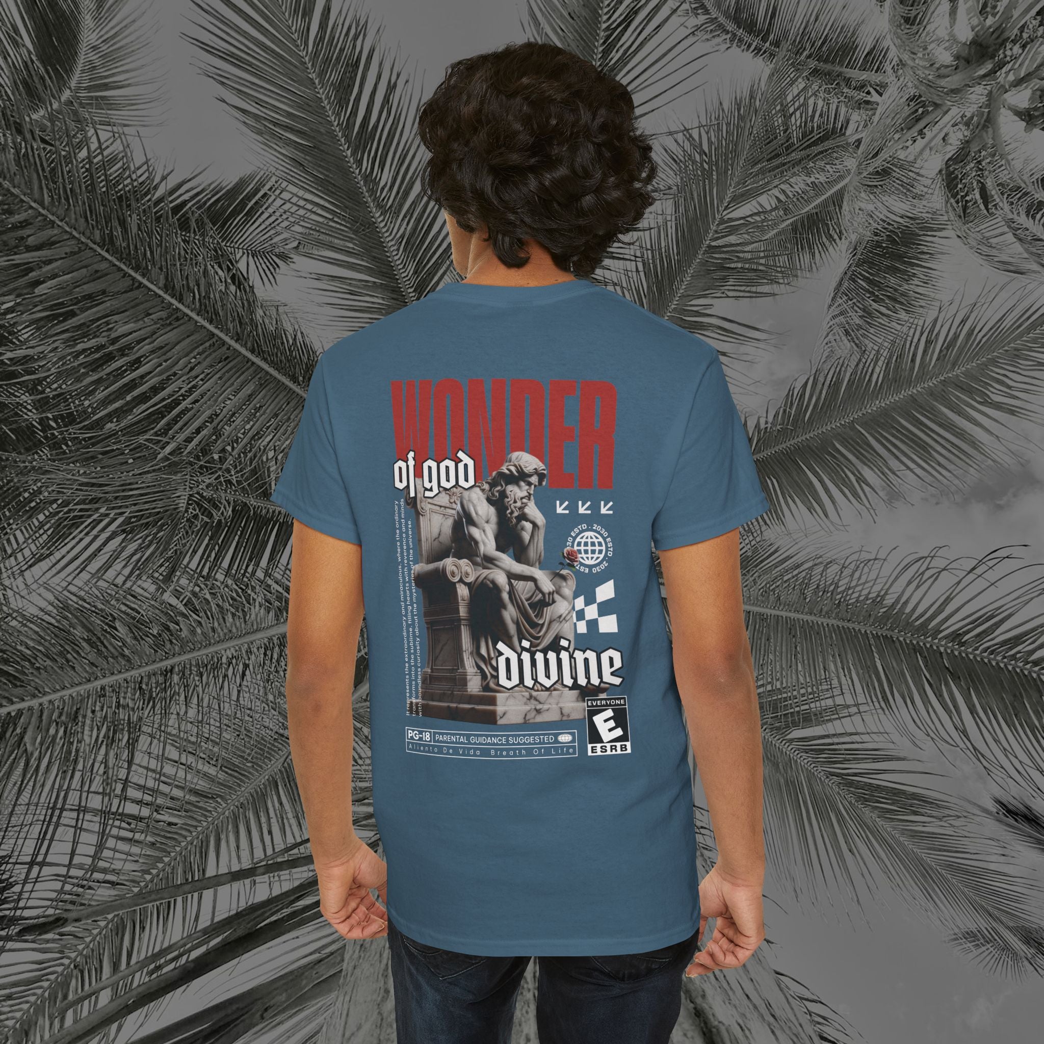 Throne of the Divine - (UNSEX) Heavy Cotton T-Shirt - Aliento De Vida