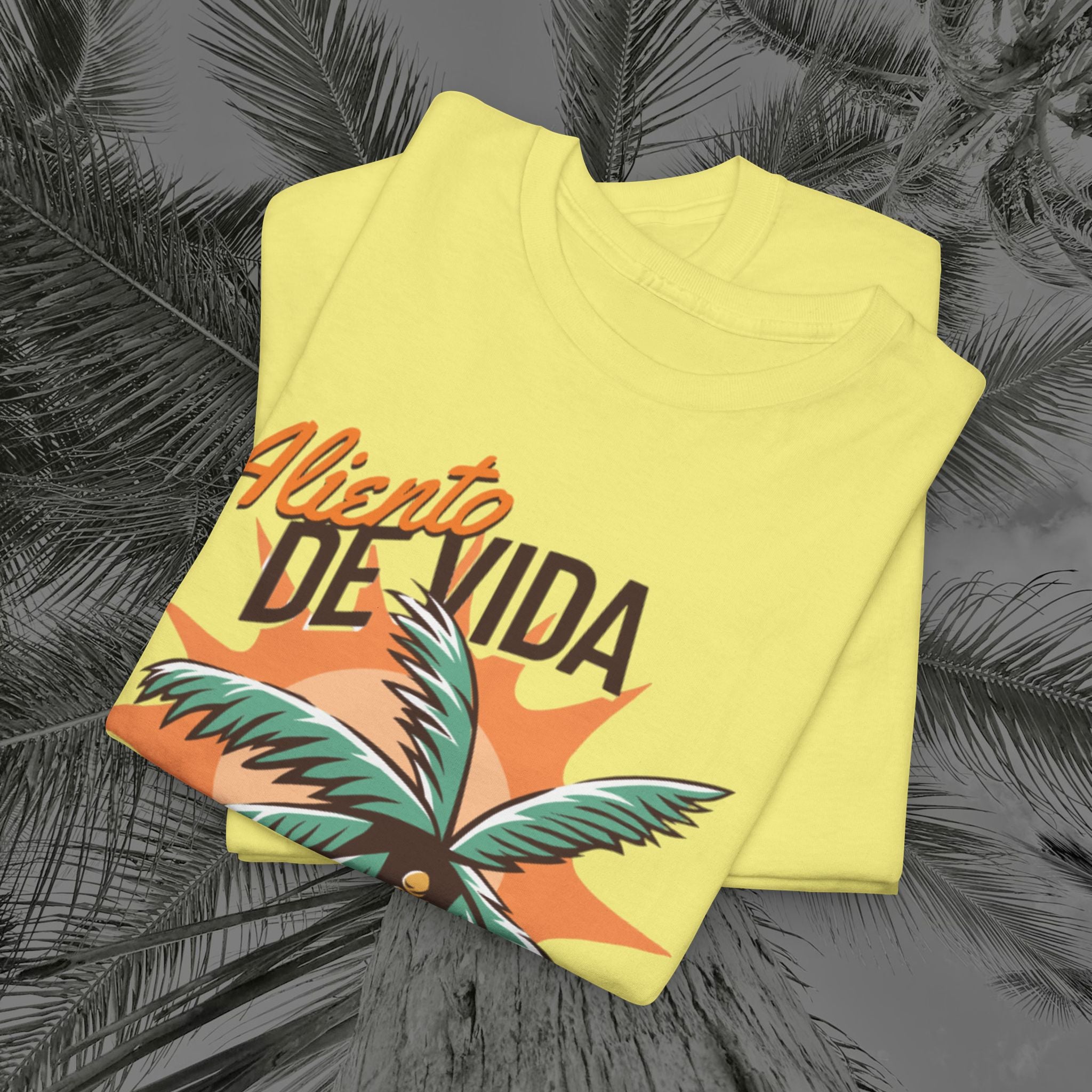 Pure Palm - (UNISEX) Heavy Cotton Tee - Aliento De Vida