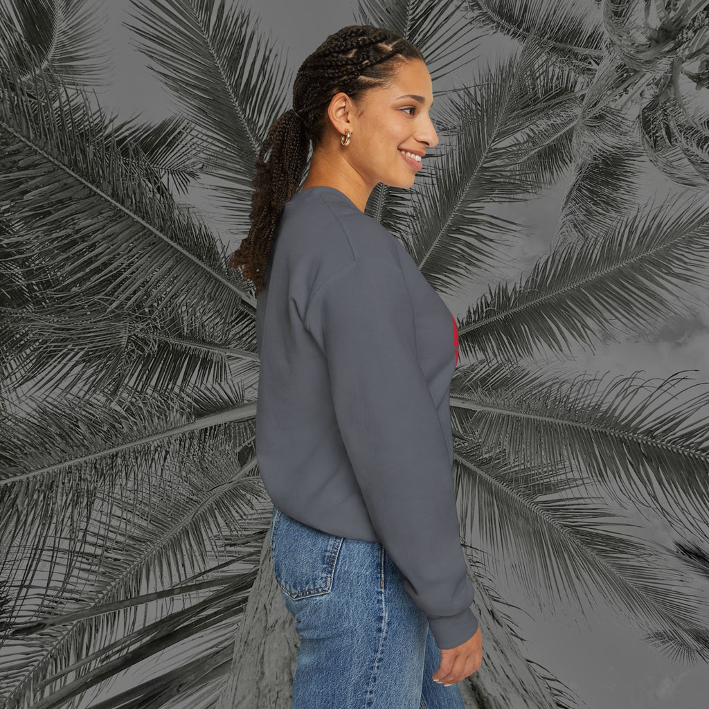 Naughty by Nature, Santa by Choice - (UNISEX) Cozy Crewneck Sweatshirt - Aliento De Vida