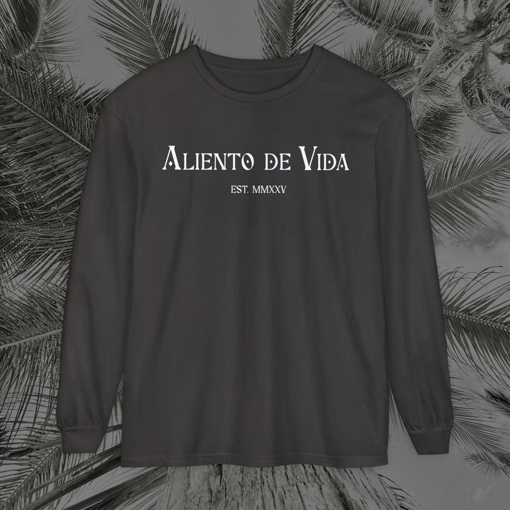 Resting Beach Face - (UNISEX) Long Sleeve Shirt - Aliento De Vida