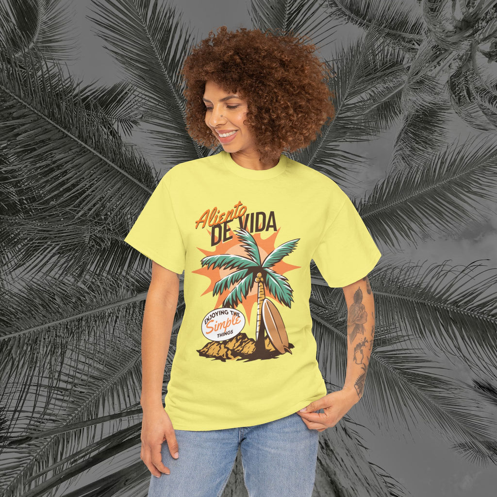 Pure Palm - (UNISEX) Heavy Cotton Tee - Aliento De Vida