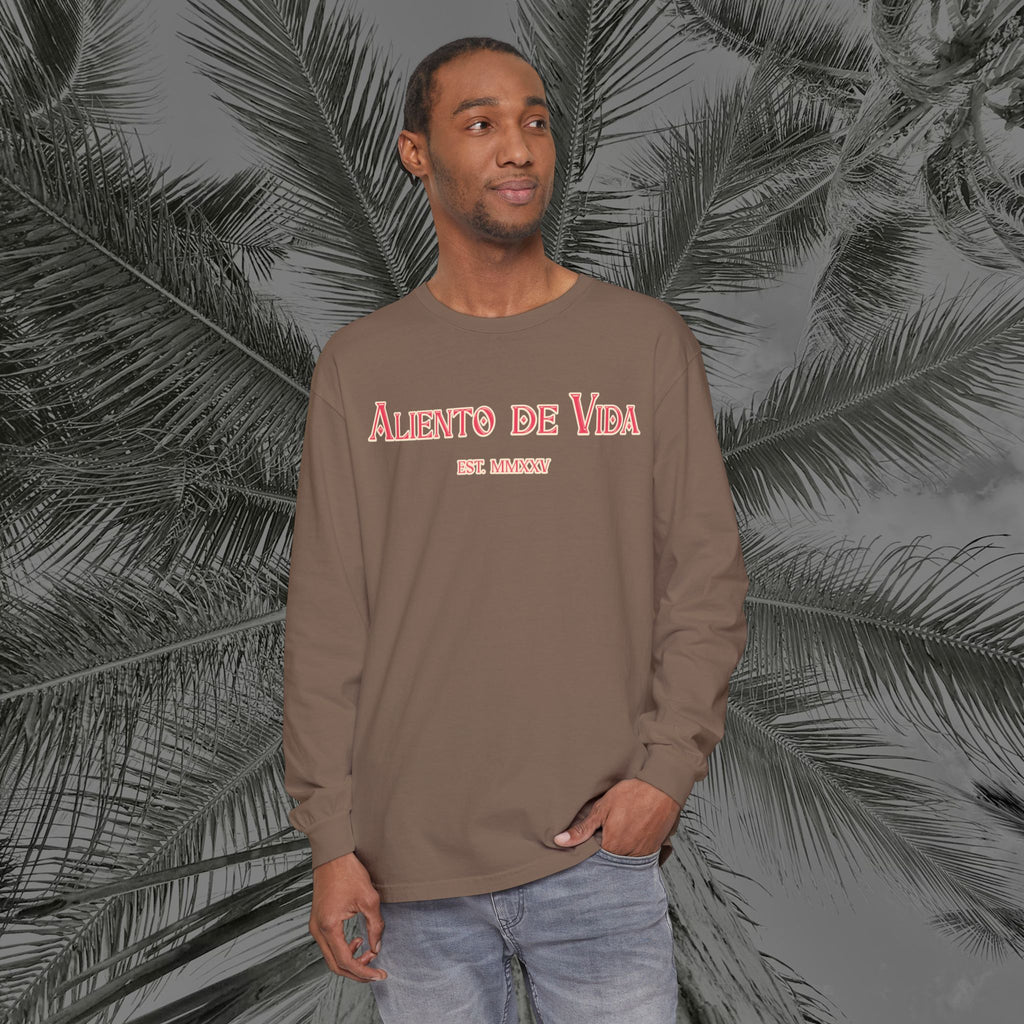 Breath Of Paradise - (UNISEX) Long Sleeve Shirt - Back Design - Aliento De Vida