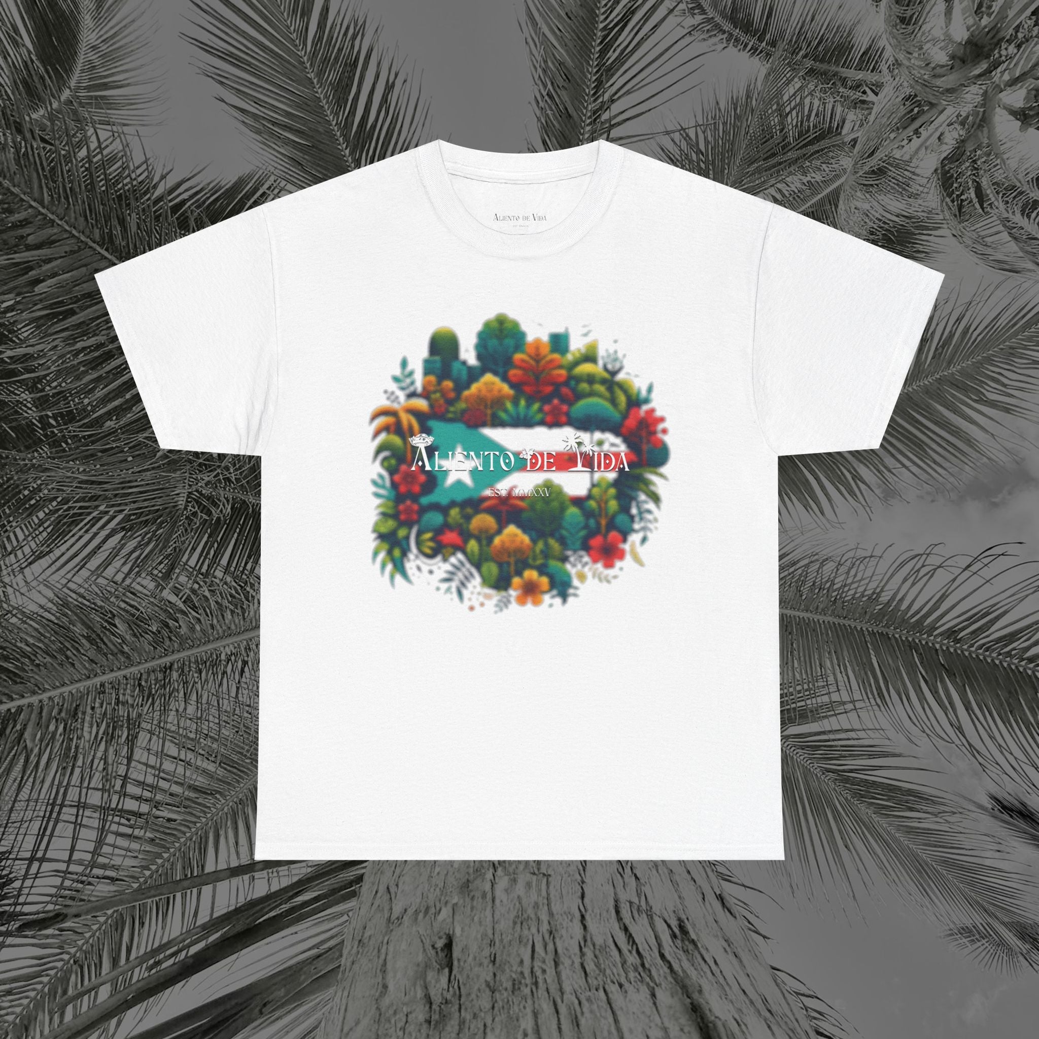 Beauty of Nature - PR COLLECTION - (UNISEX) Heavy Cotton Tee - Aliento De Vida