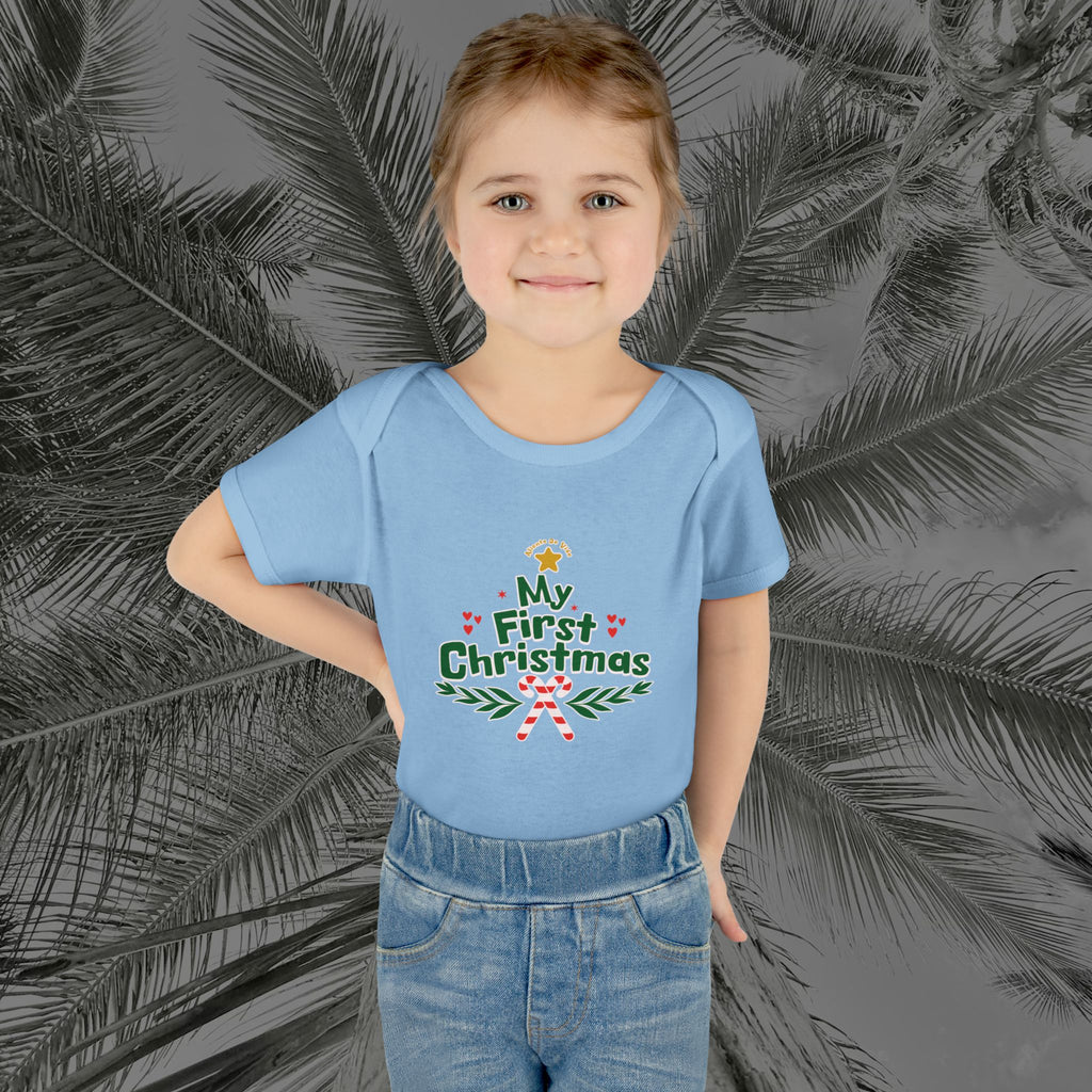 Tiny Tree Topper - (UNISEX) Baby Bodysuit / Infant Onesie - Aliento De Vida