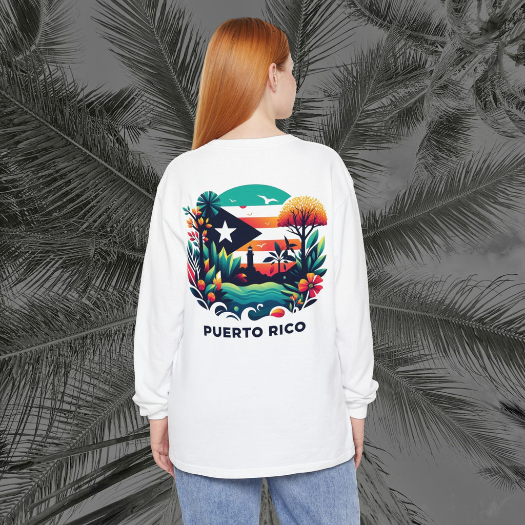 Isla Vibrante - (UNISEX) Long Sleeve T-Shirt - Aliento De Vida