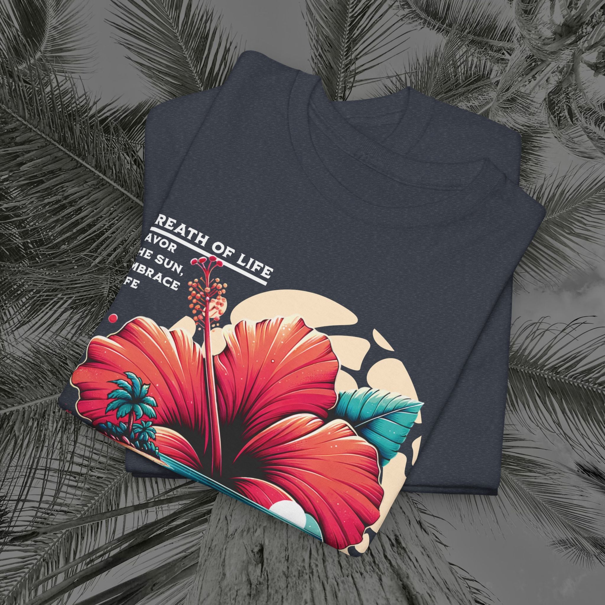 Breath Of Paradise - (UNISEX) Heavy Cotton T-Shirt - Aliento De Vida