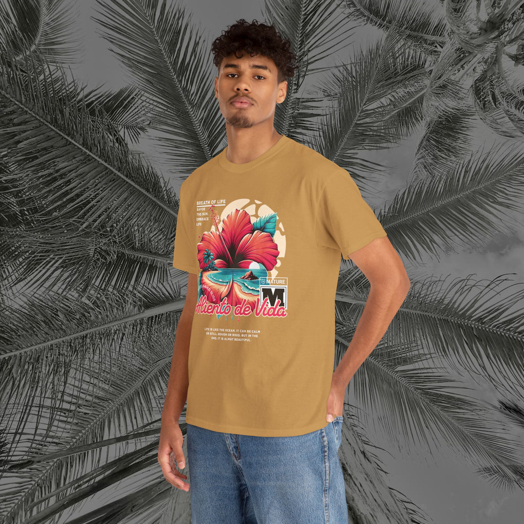 Breath Of Paradise - (UNISEX) Heavy Cotton T-Shirt - Aliento De Vida