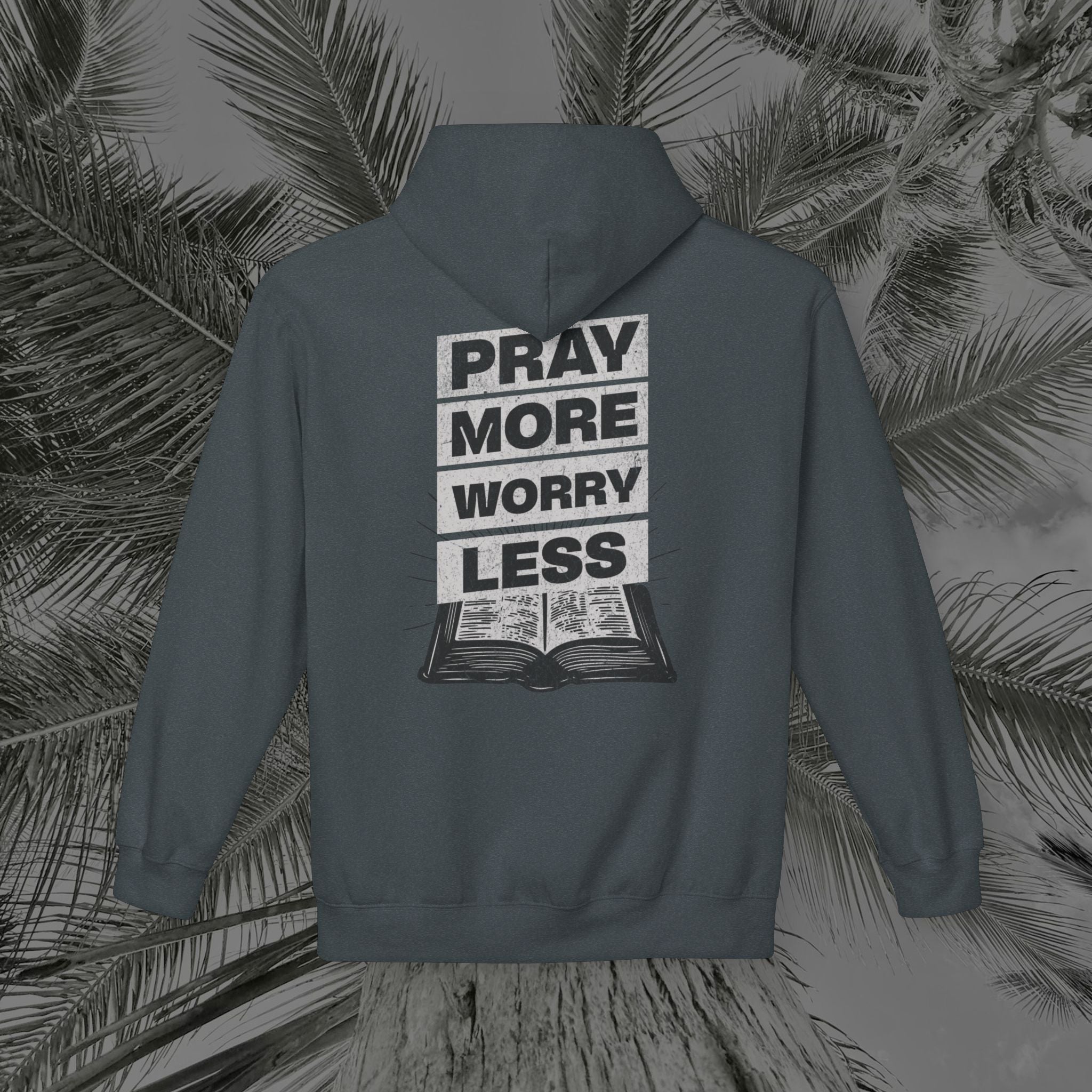 Peace Through Prayer - (UNISEX) Midweight Fleece Hoodie - Aliento De Vida