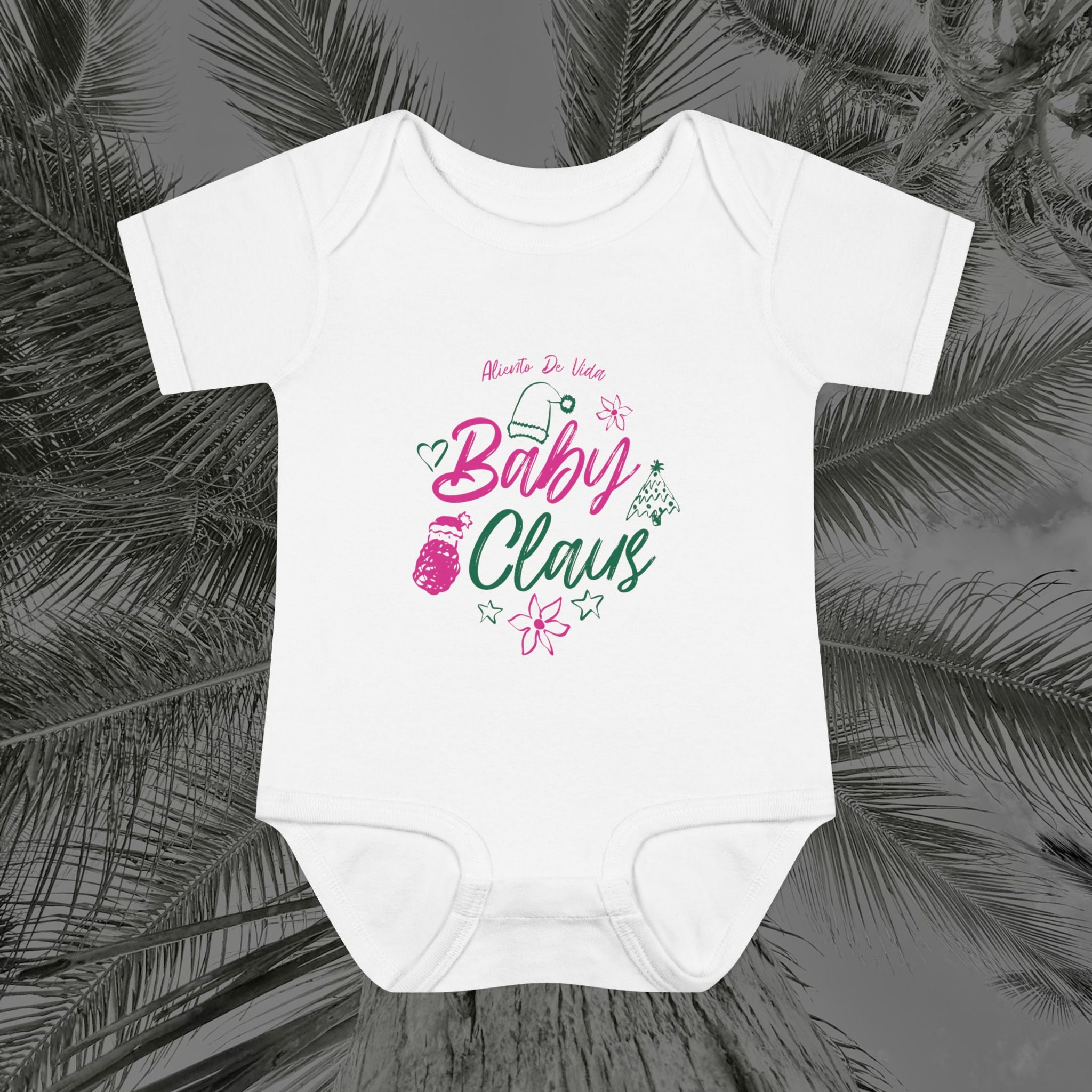 Baby Claus Magic - (Girls) Baby Bodysuit / Infant Onesie - Aliento De vida