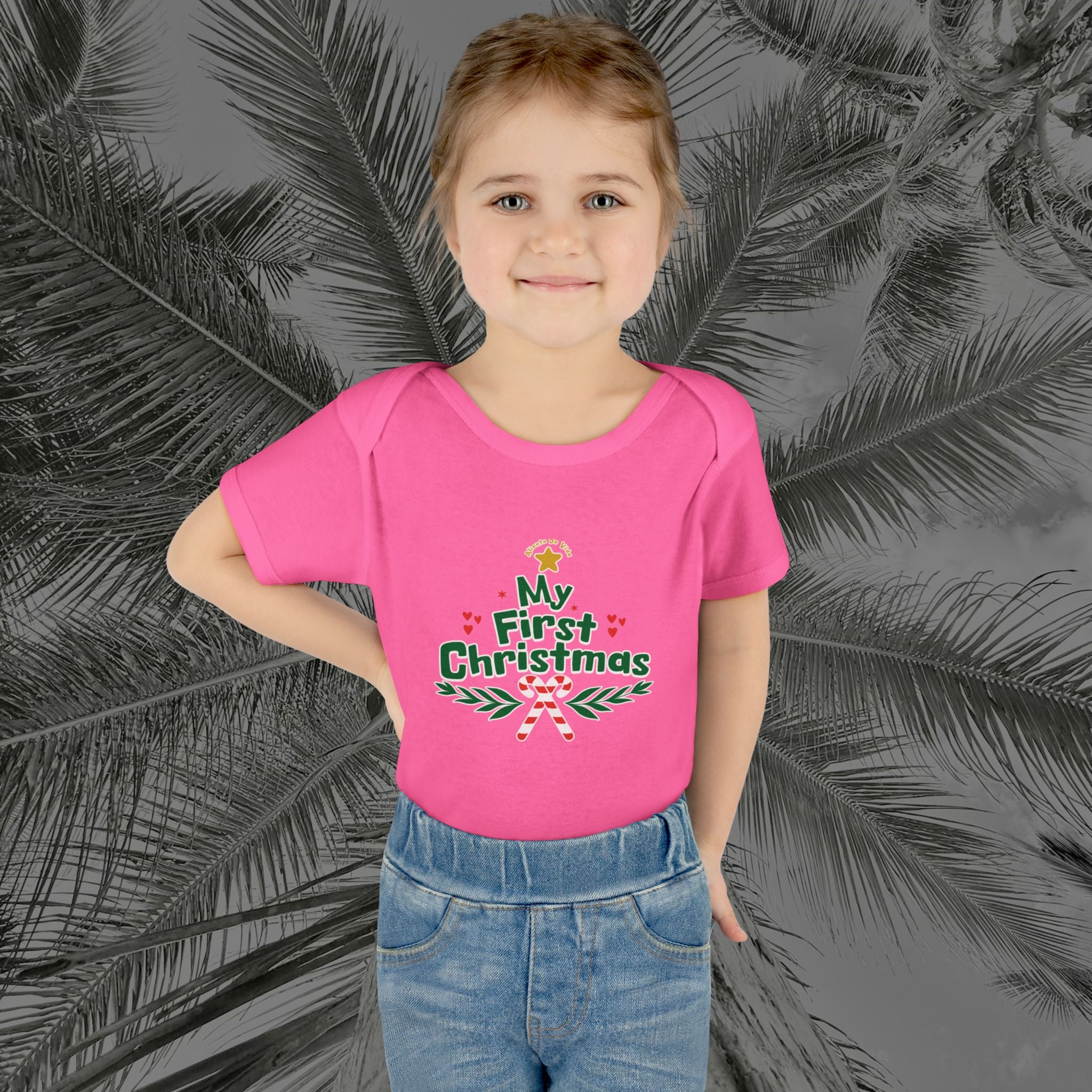 Tiny Tree Topper - (UNISEX) Baby Bodysuit / Infant Onesie - Aliento De Vida