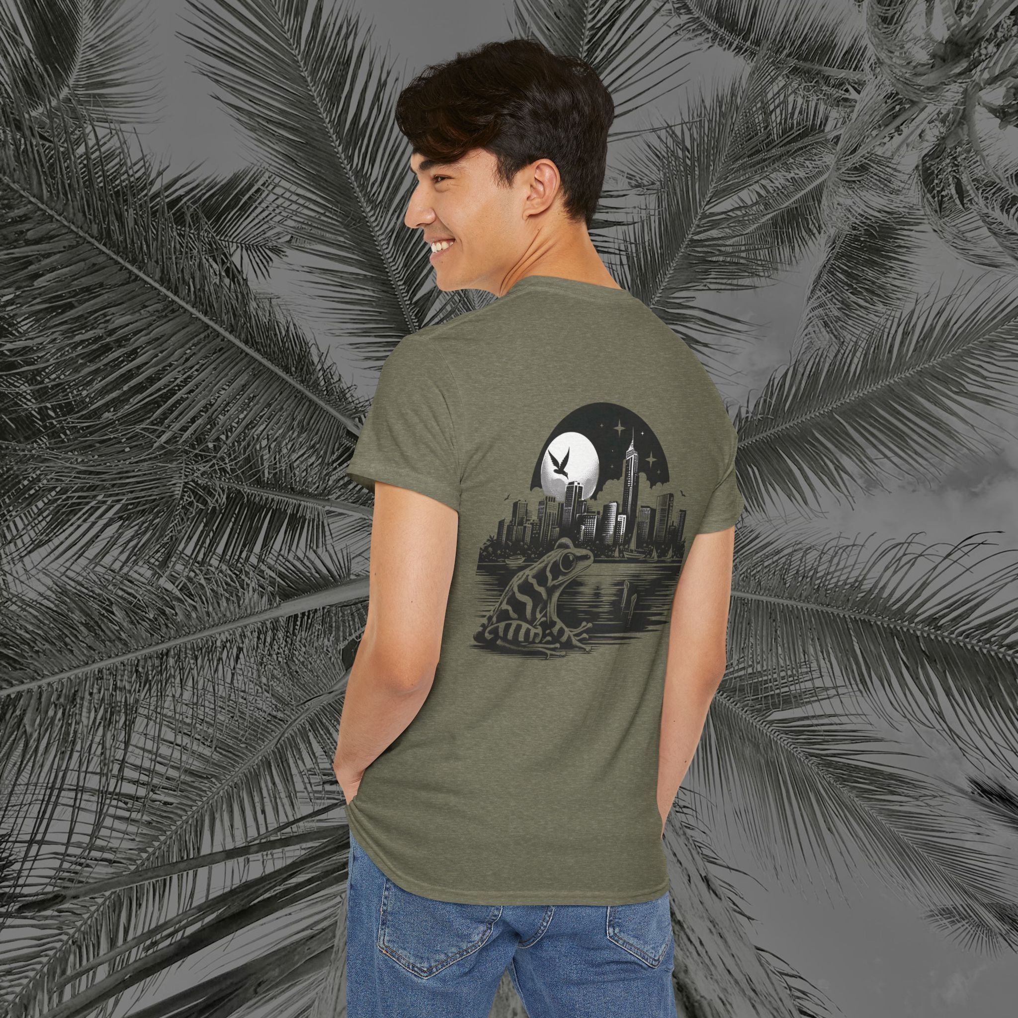 Urban Amphibian - (UNISEX) Heavy Cotton Tee - Aliento De Vida