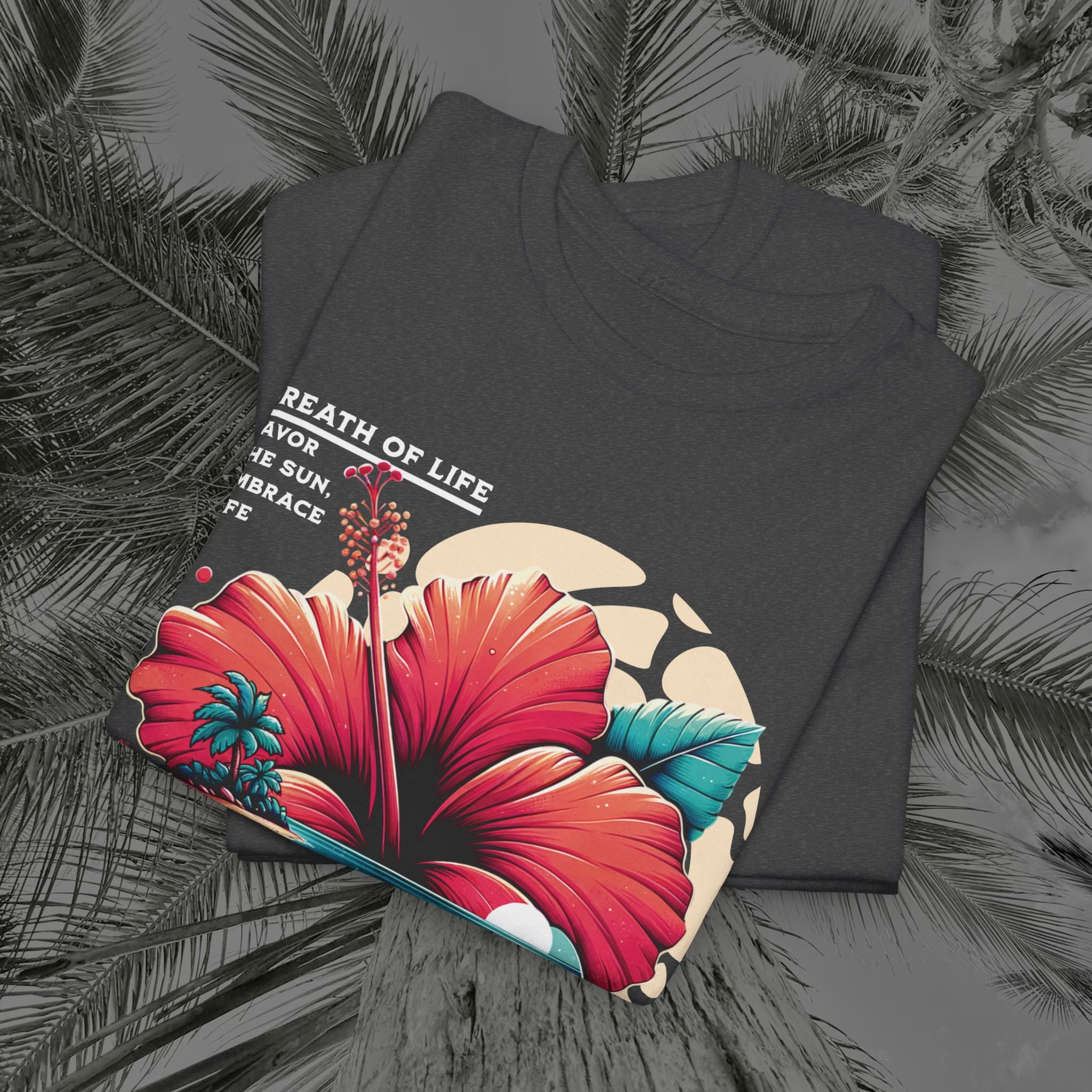 Breath Of Paradise - (UNISEX) Heavy Cotton T-Shirt - Aliento De Vida