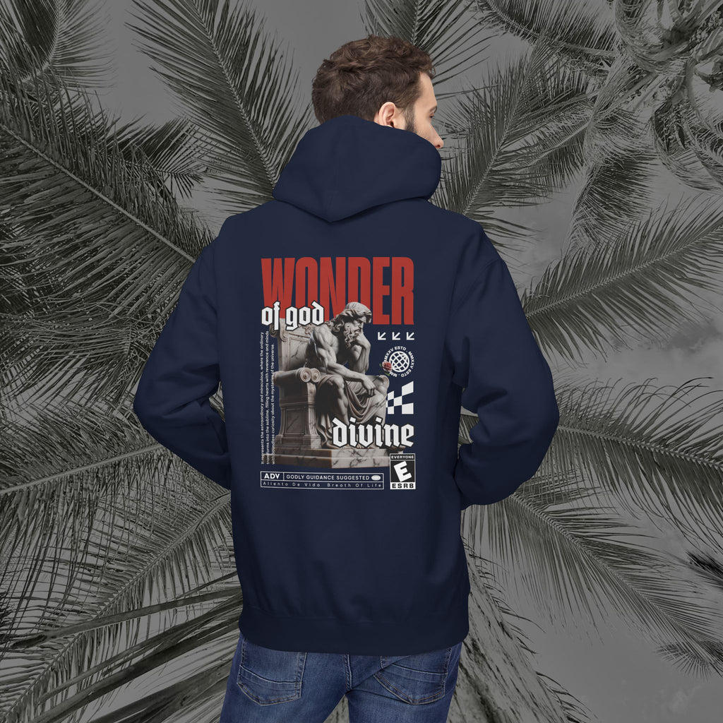 Throne of the Divine - (UNISEX) Midweight Fleece Hoodie - Aliento De Vida