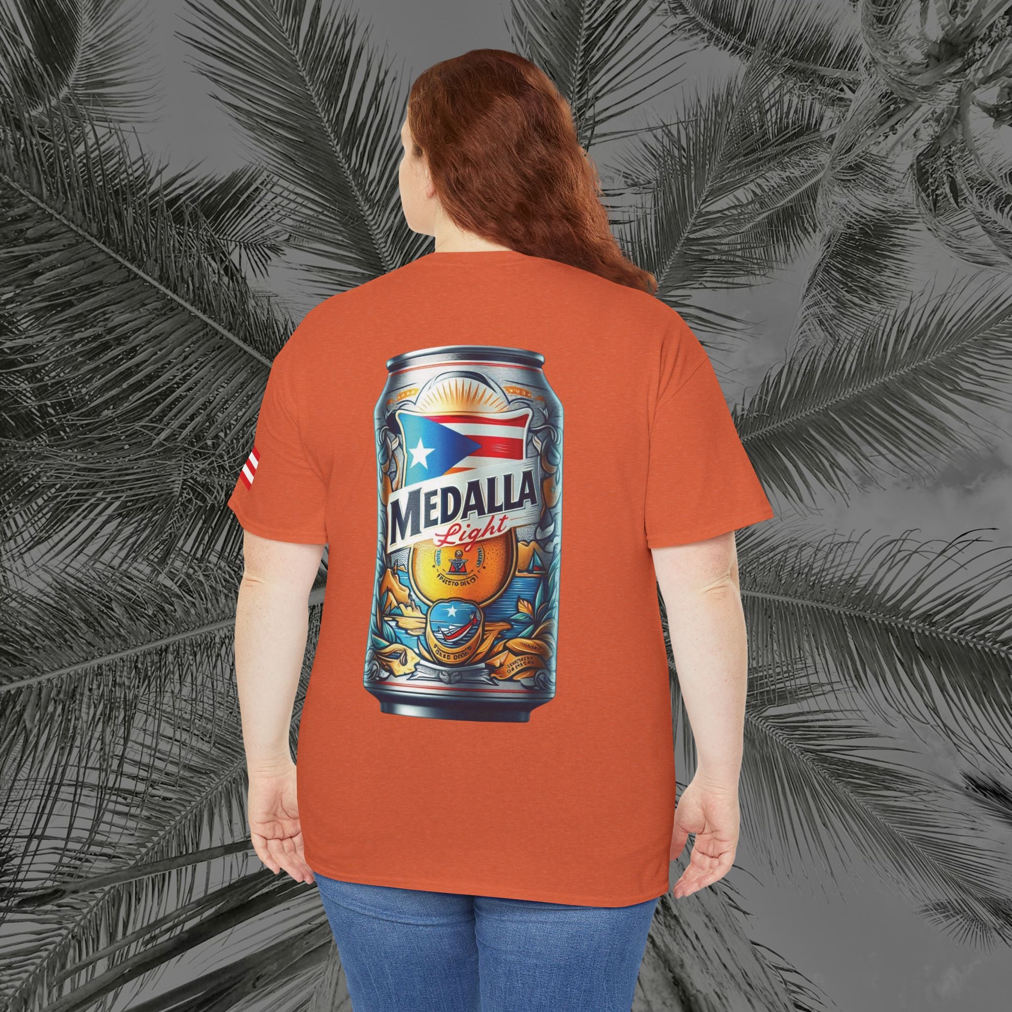 Crack Open A Unique Medalla - PR COLLECTION - (UNISEX) Heavy Cotton Tee - Aliento De Vida