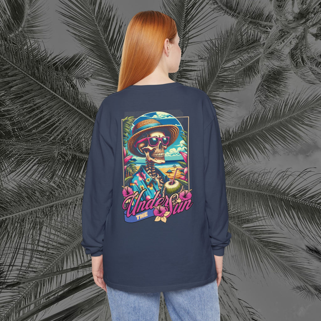 Resting Beach Face - (UNISEX) Long Sleeve Shirt - Aliento De Vida
