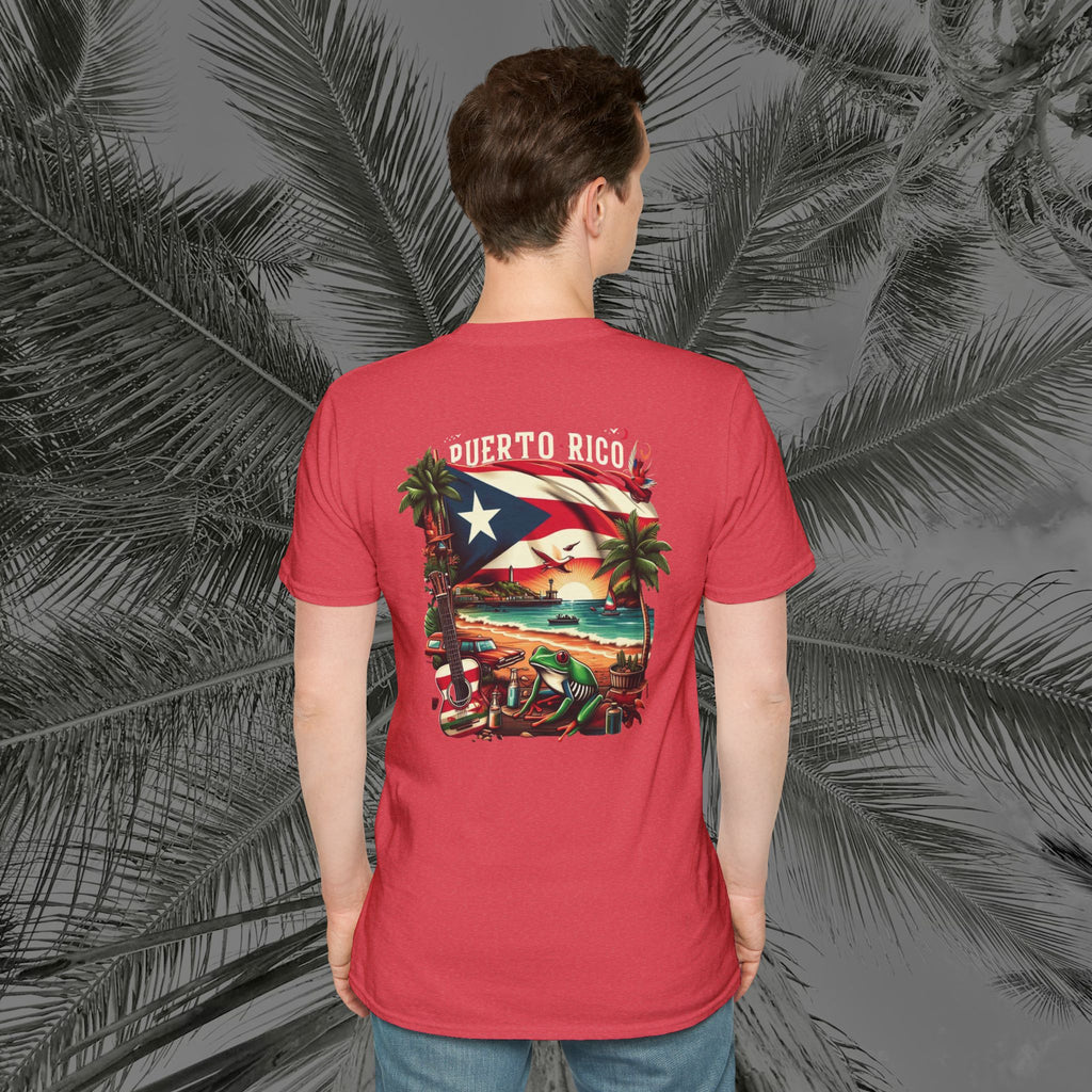 Coqui De La Playa - PR COLLECTION - (UNISEX) T-Shirt - Aliento De Vida