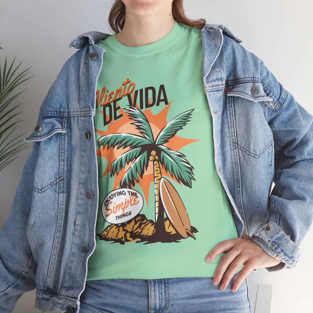 Pure Palm - (UNISEX) Heavy Cotton Tee - Aliento De Vida