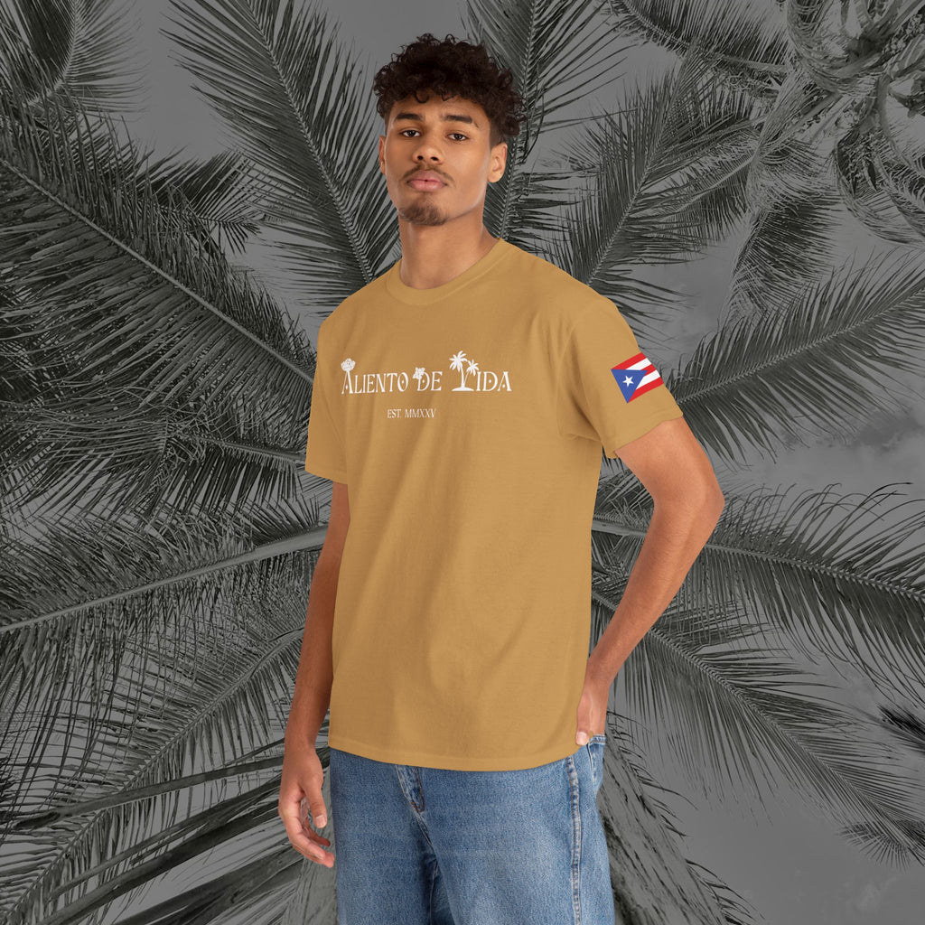 Crack Open A Unique Medalla - PR COLLECTION - (UNISEX) Heavy Cotton Tee - Aliento De Vida