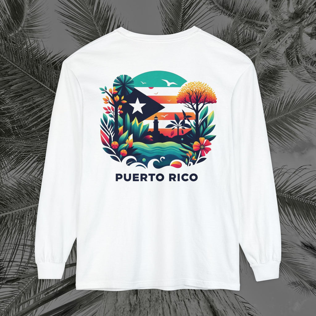 Isla Vibrante - (UNISEX) Long Sleeve T-Shirt - Aliento De Vida