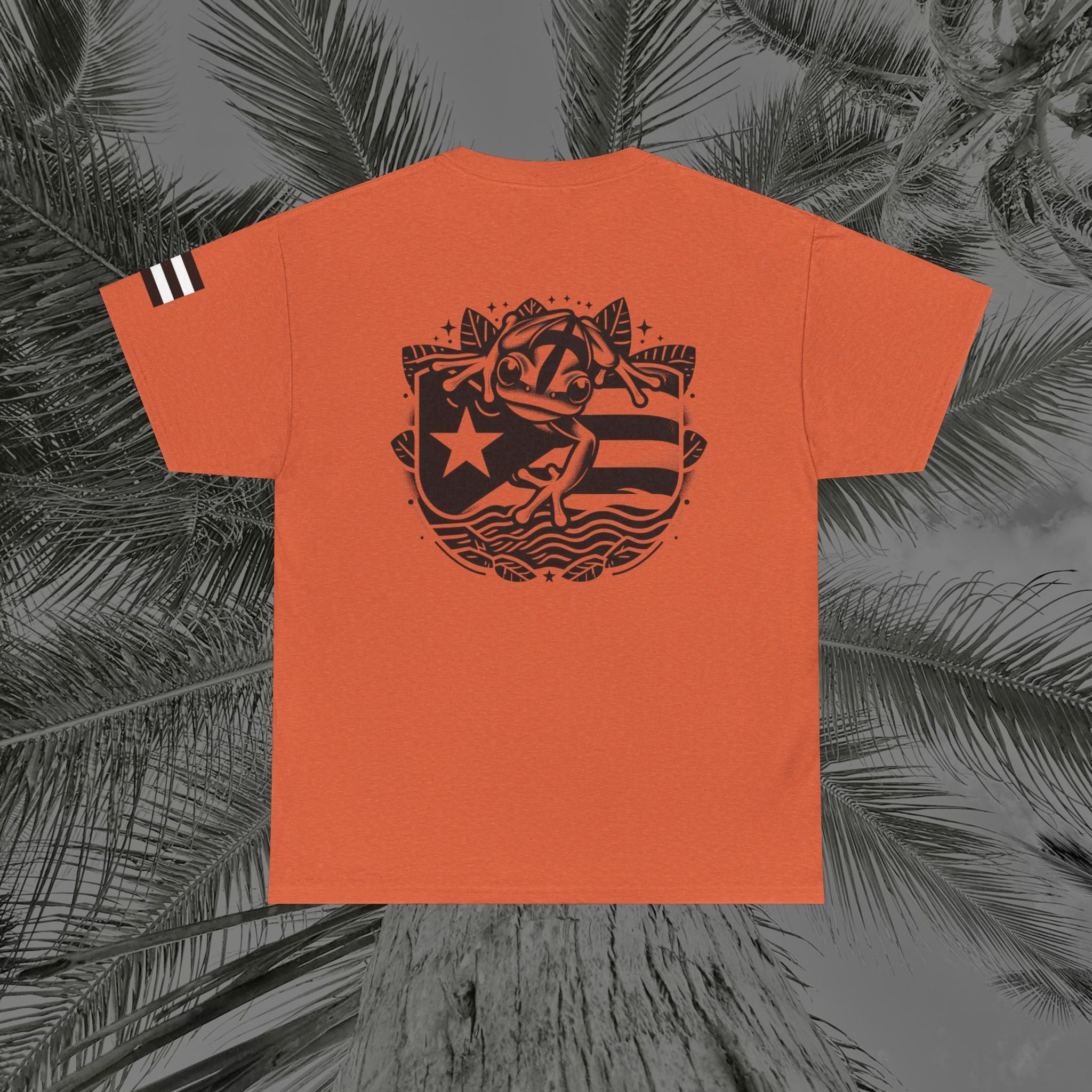 Frog Of The Island - PR COLLECTION - (UNISEX) Heavy Cotton Tee - Aliento De Vida