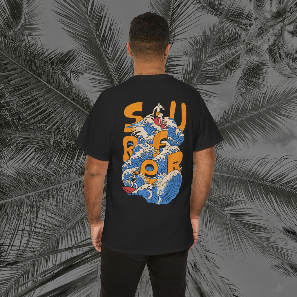 Ocean Motion - (UNISEX) Heavy Cotton Tee - Aliento De Vida