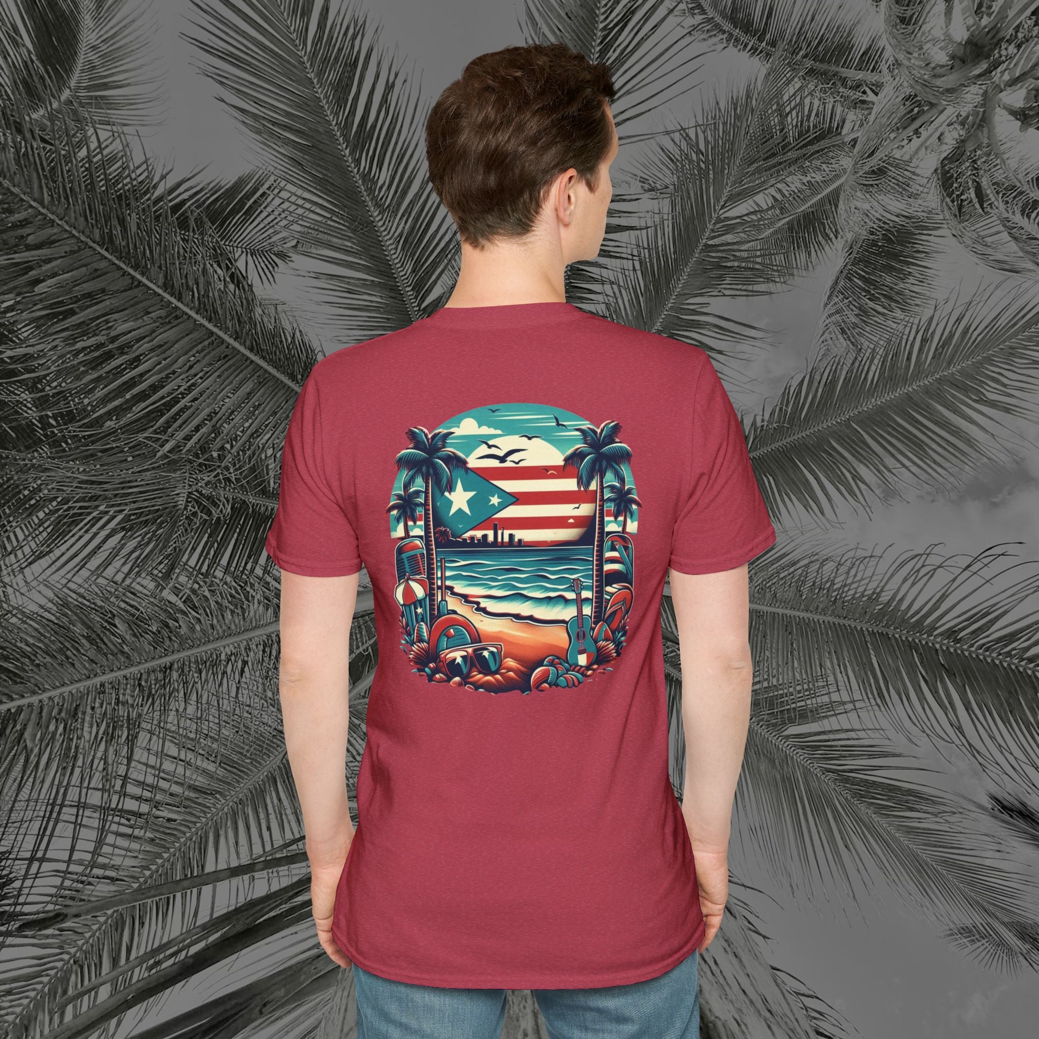 A Slice of Paradise - PR COLLECTION - (UNISEX) Soft style T-Shirt - Aliento De Vida