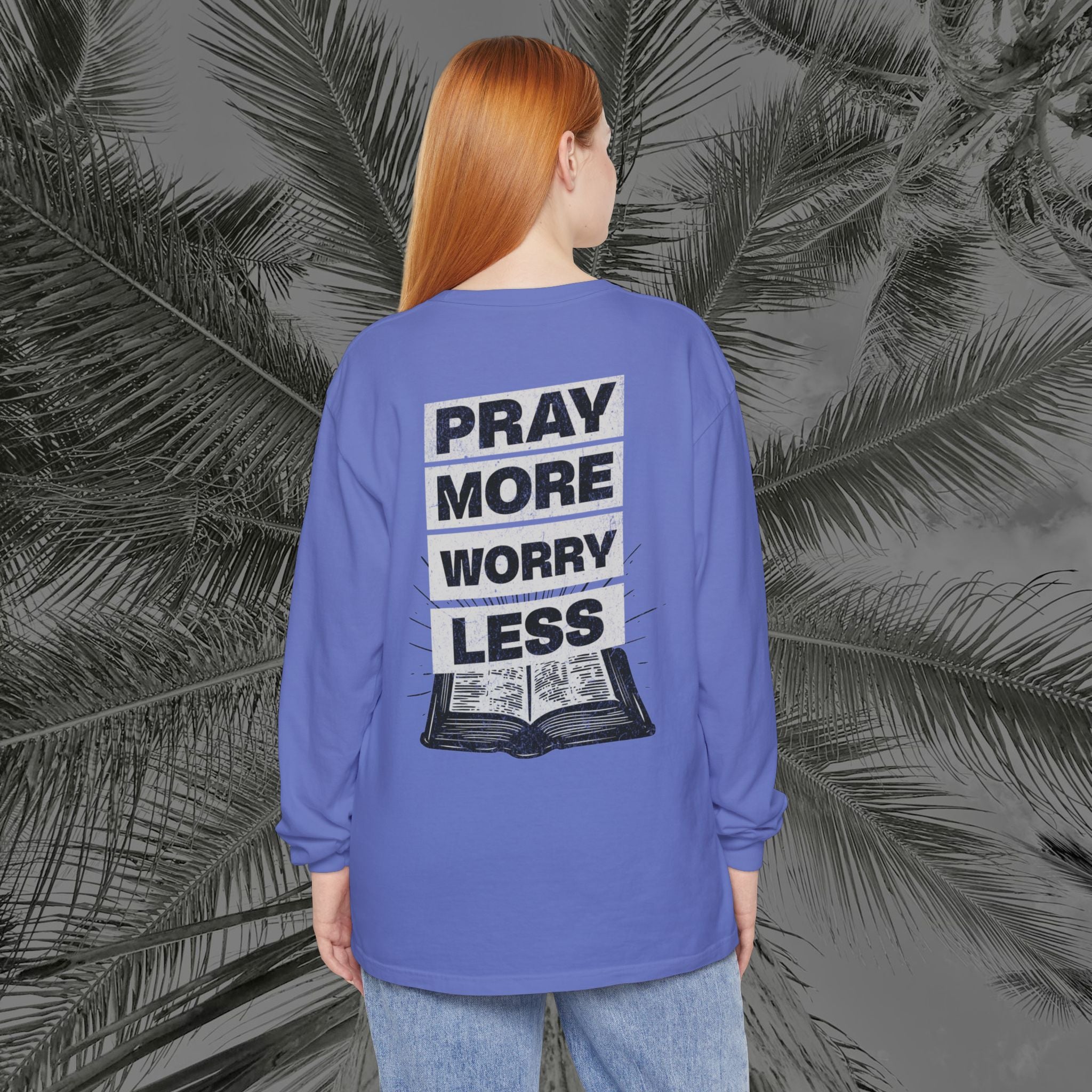 Peace Through Prayer - (UNISEX) Long Sleeve Shirt - Aliento De Vida