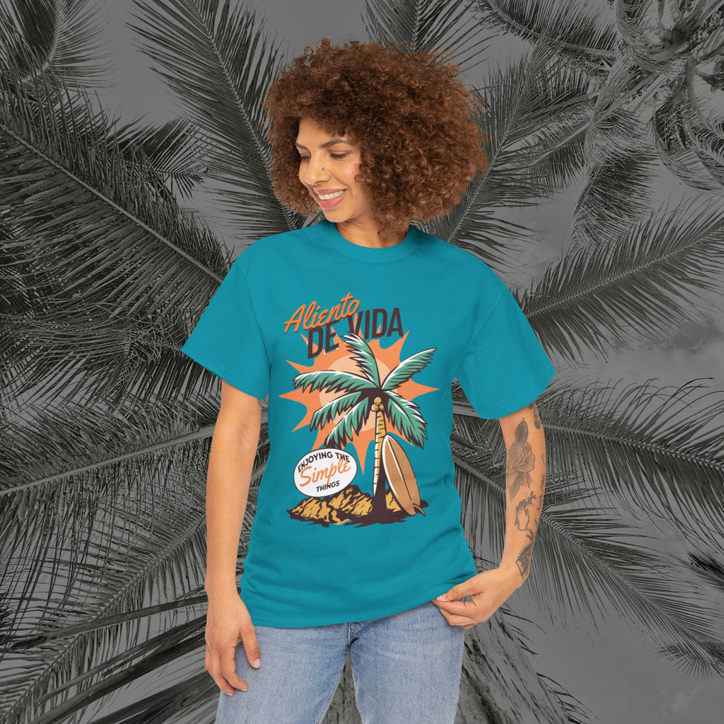 Pure Palm - (UNISEX) Heavy Cotton Tee - Aliento De Vida