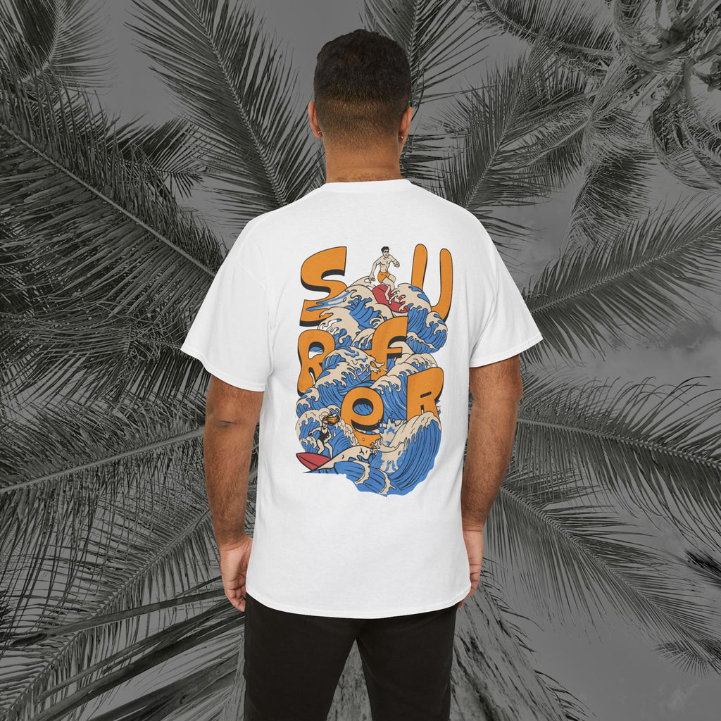 Ocean Motion - (UNISEX) Heavy Cotton Tee - Aliento De Vida
