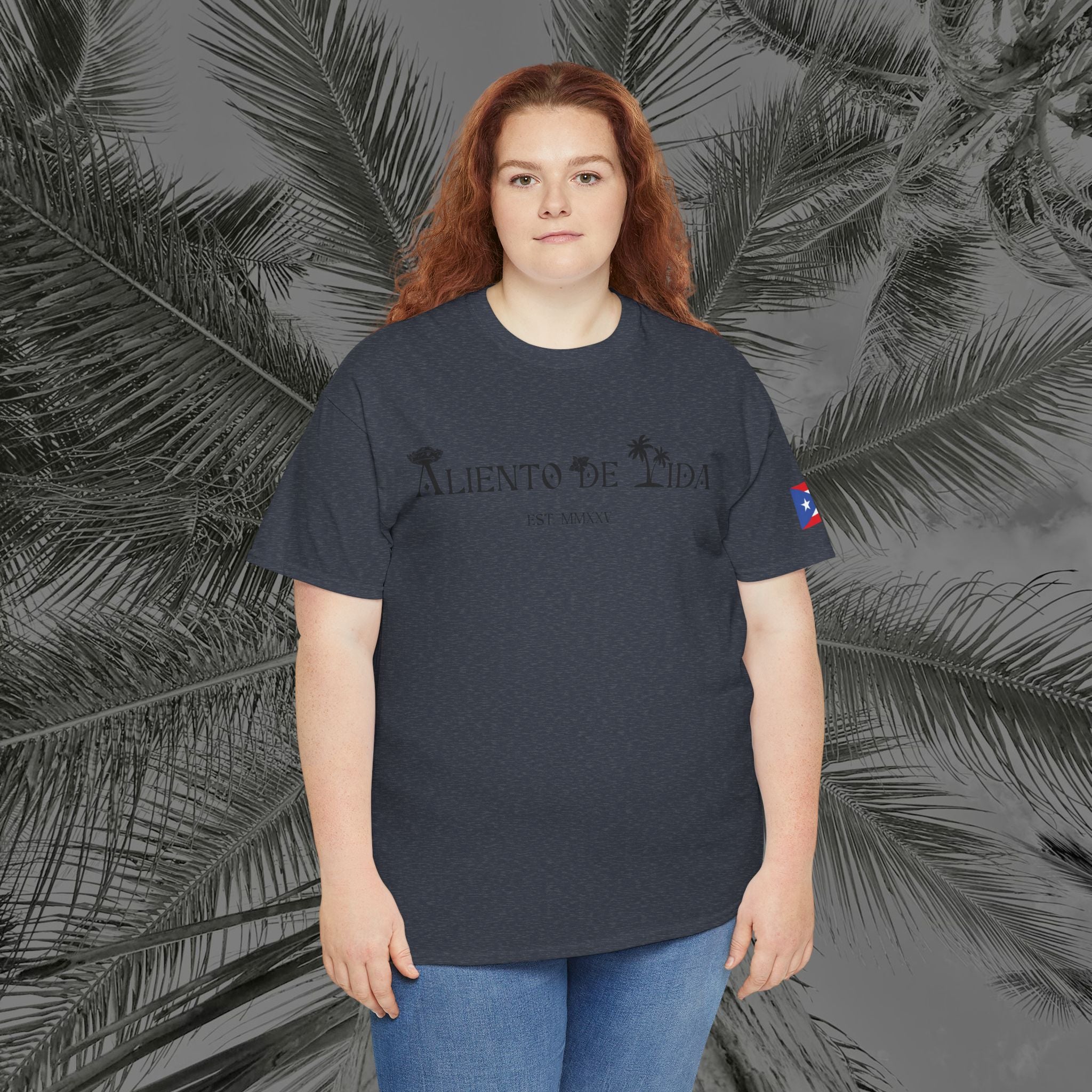 WE ARE PUERTO RICAN - PR COLLECTION - (UNISEX) Heavy Cotton Tee - Aliento De Vida