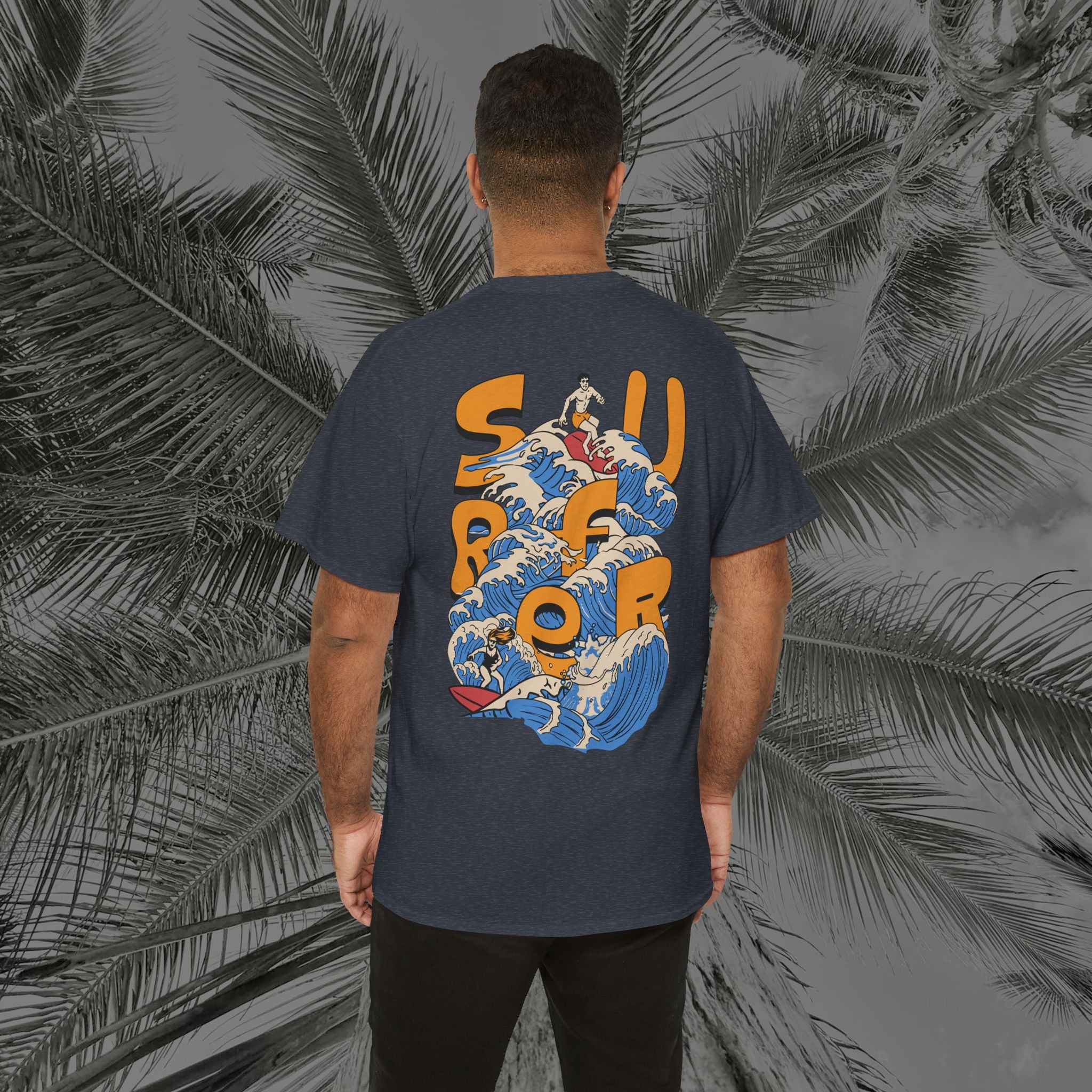 Ocean Motion - (UNISEX) Heavy Cotton Tee - Aliento De Vida