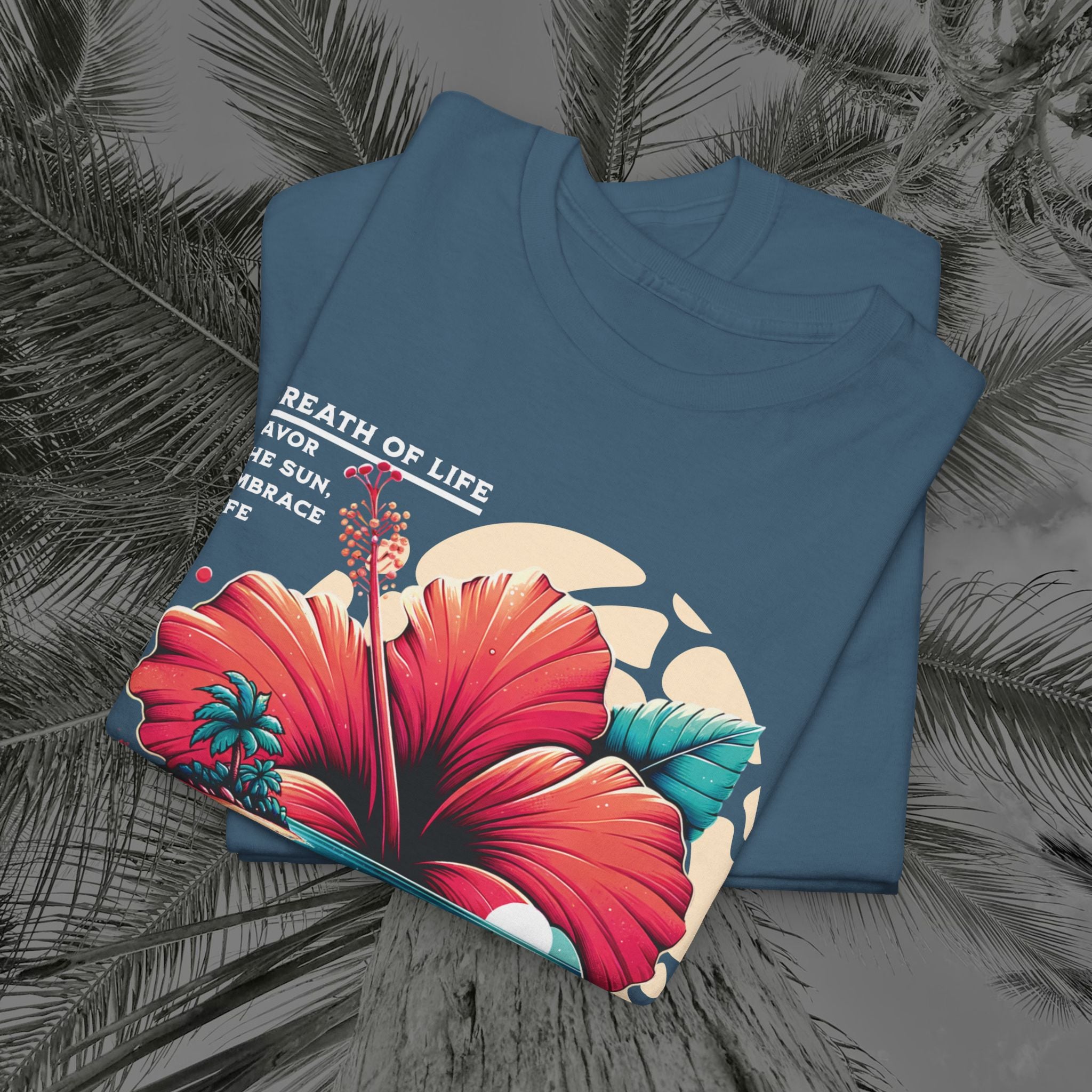 Breath Of Paradise - (UNISEX) Heavy Cotton T-Shirt - Aliento De Vida