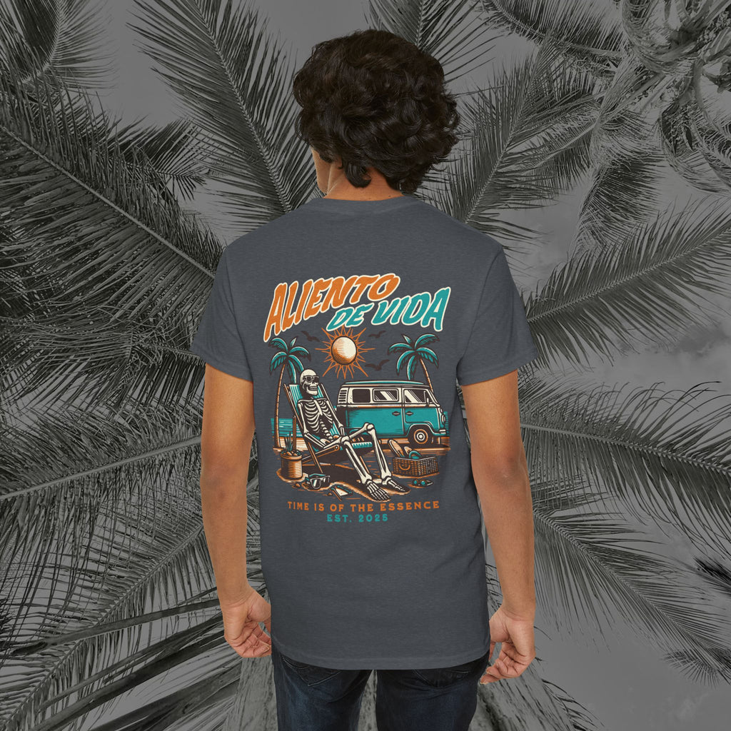 Beach, Please—I’m Dead - (UNISEX) Heavy Cotton T-Shirt - Aliento De Vida