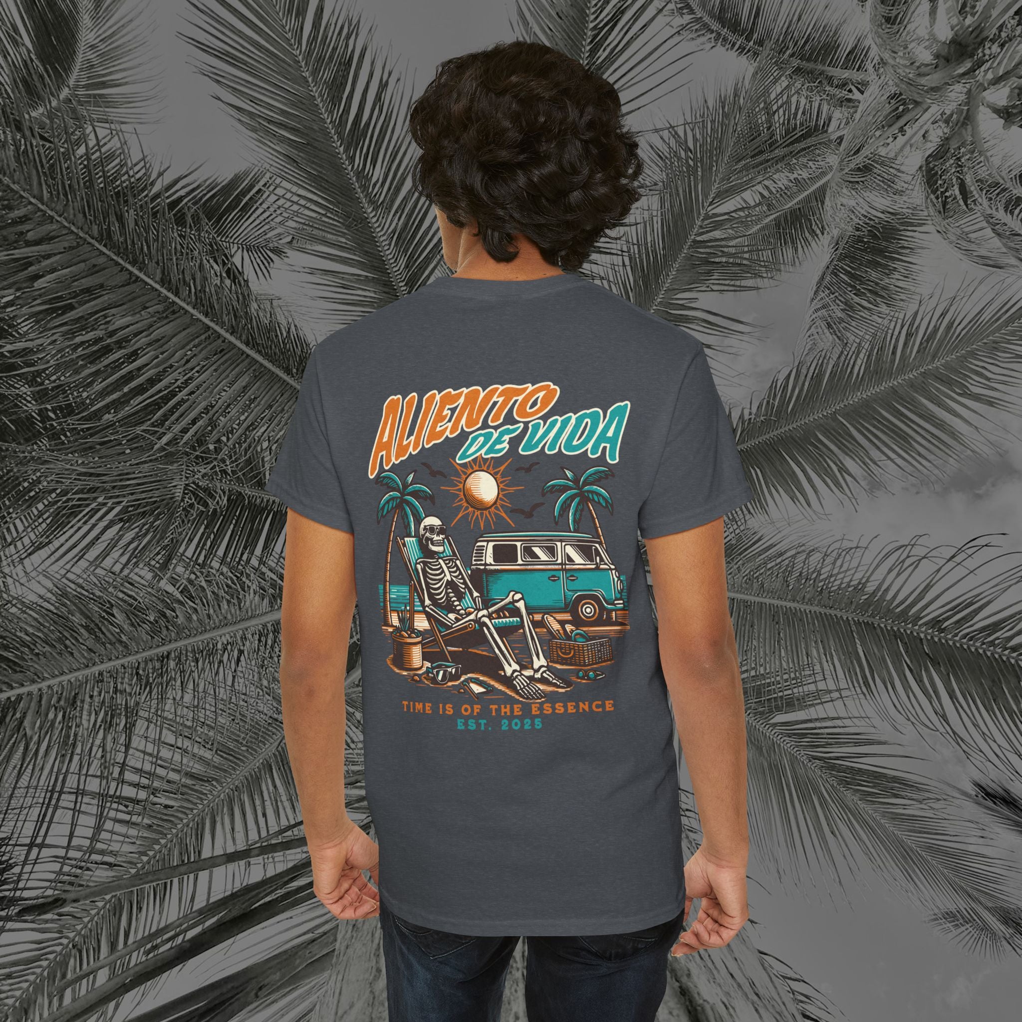 Beach, Please—I’m Dead - (UNISEX) Heavy Cotton T-Shirt - Aliento De Vida