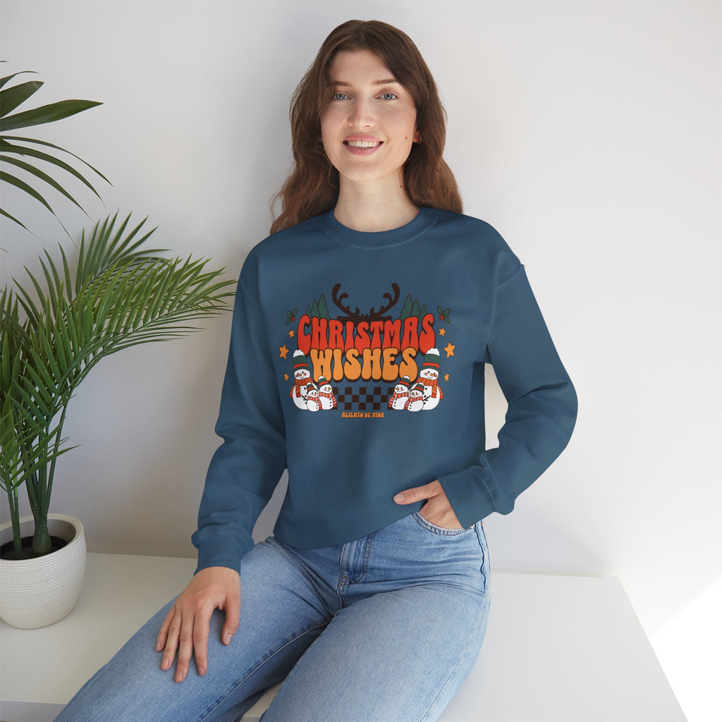 Chillin’ With My Snowmies - (UNISEX) Cozy Crewneck Sweatshirt - Aliento De Vida