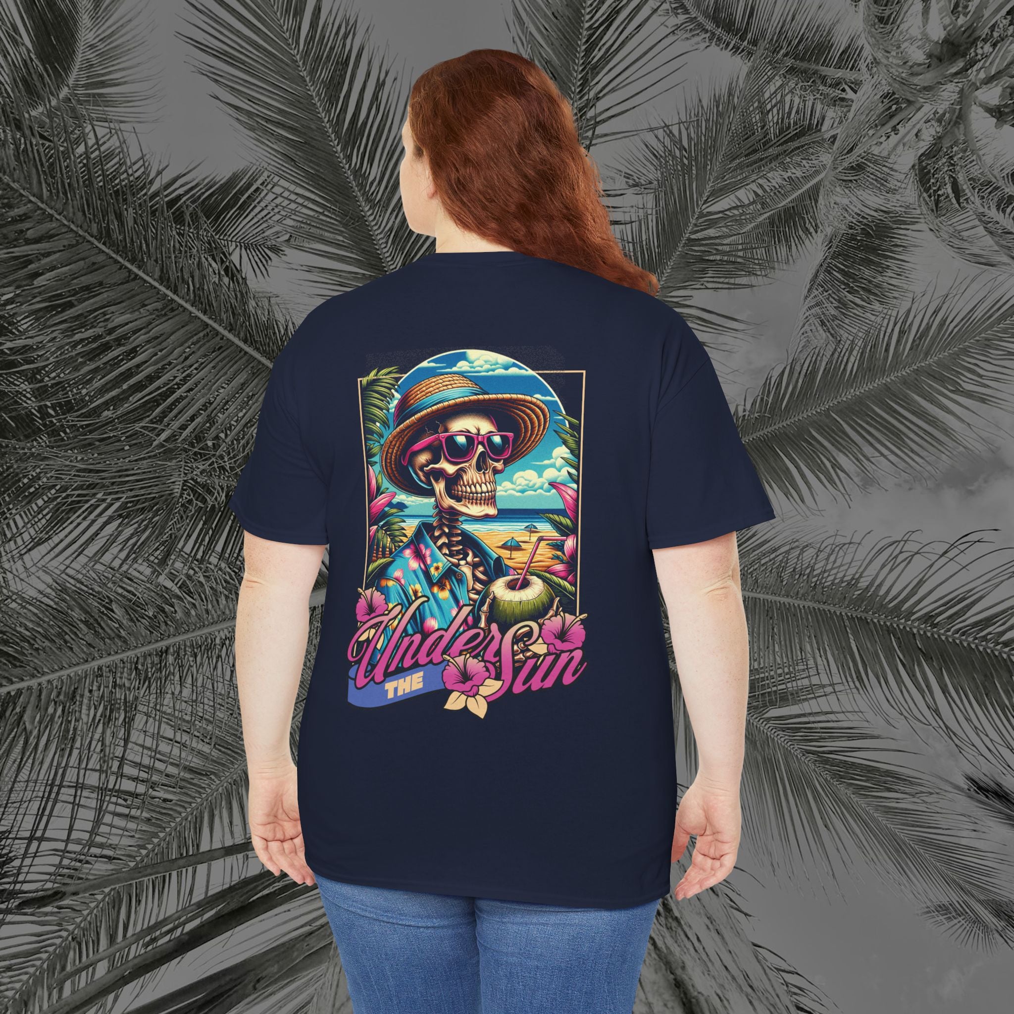 Resting Beach Face - (UNISEX) Heavy Cotton Tee - Aliento De Vida