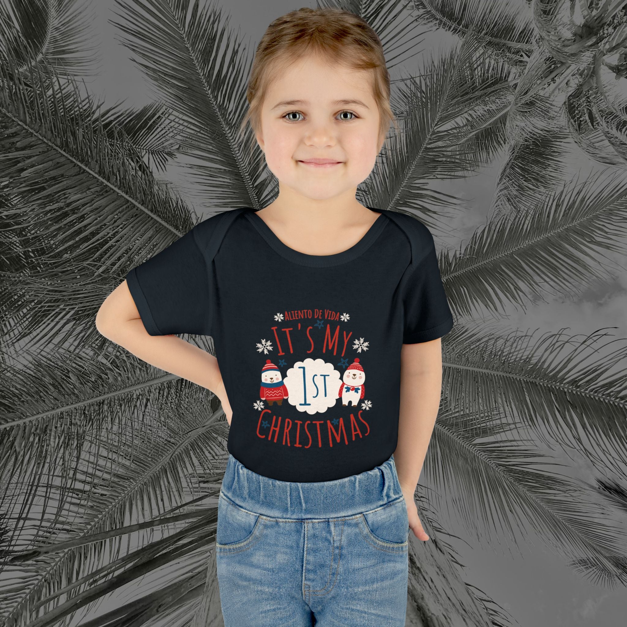 Little North Pole Newbie - (UNISEX) Baby Bodysuit / Infant Onesie - Aliento De Vida