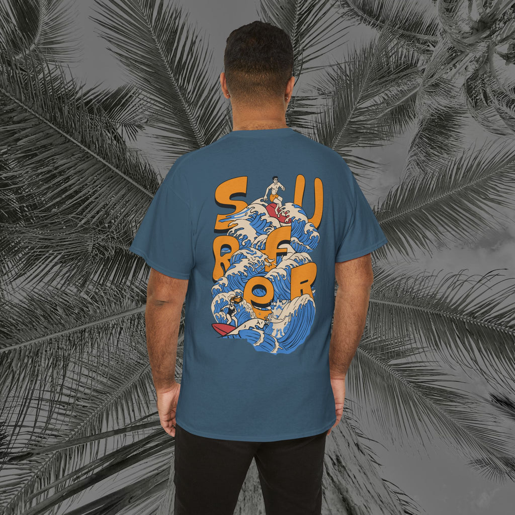 Ocean Motion - (UNISEX) Heavy Cotton Tee - Aliento De Vida