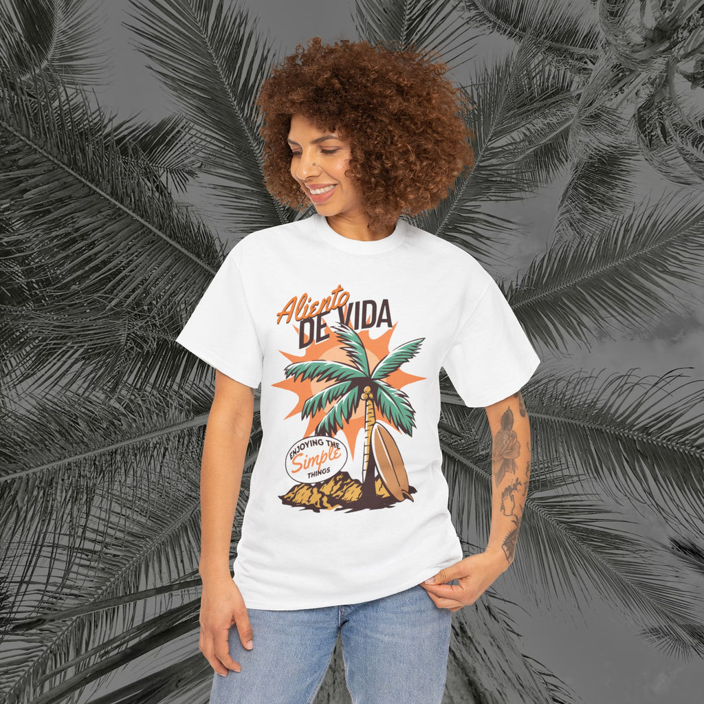 Pure Palm - (UNISEX) Heavy Cotton Tee - Aliento De Vida