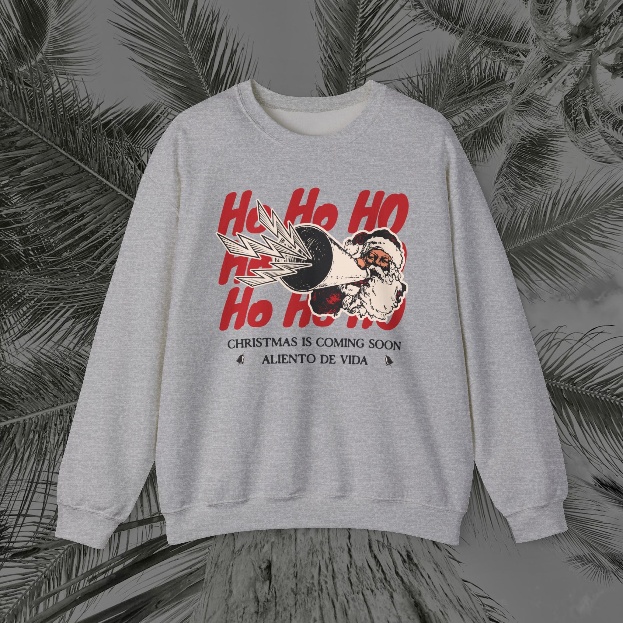 Ho Ho Ho’ Holiday Season - (UNISEX) Cozy Crewneck Sweatshirt - Aliento De Vida
