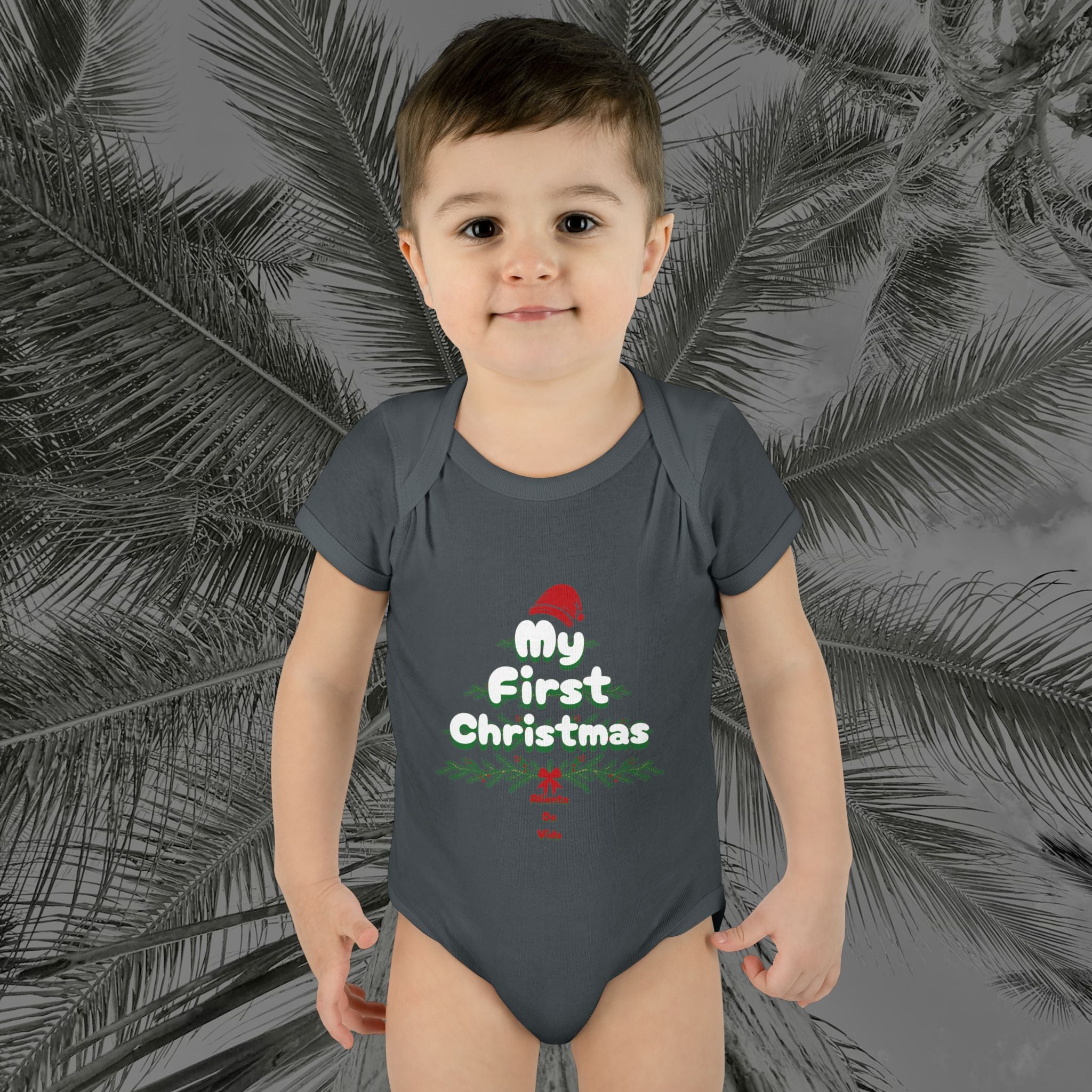 Tiny Claus in Training - (UNISEX) Baby Bodysuit / Infant Onesie - Aliento De Vida