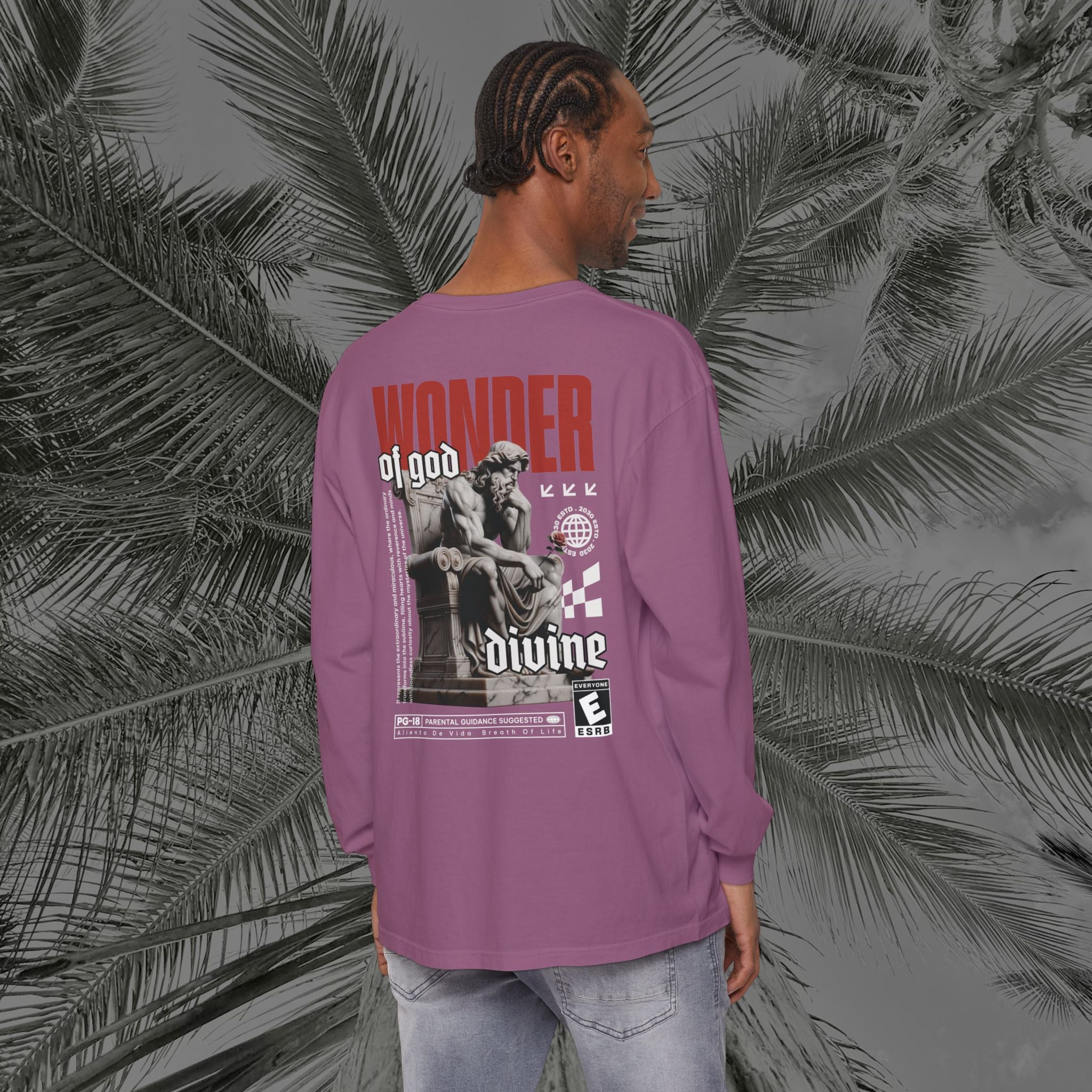 Throne of the Divine - (UNISEX) Long Sleeve Shirt - Aliento De Vida