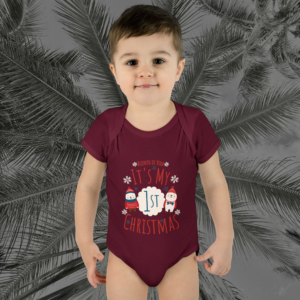 Little North Pole Newbie - (UNISEX) Baby Bodysuit / Infant Onesie - Aliento De Vida