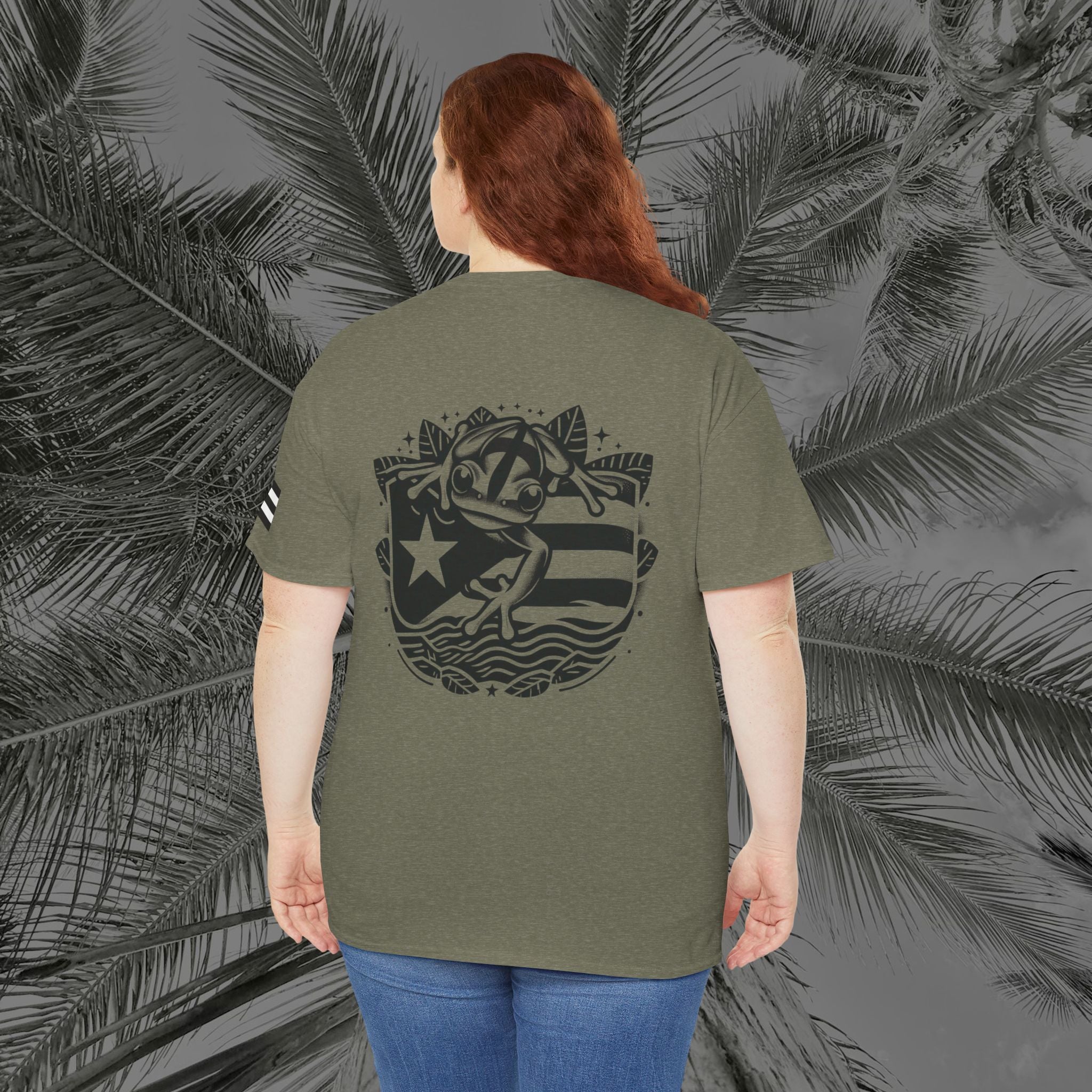 Frog Of The Island - PR COLLECTION - (UNISEX) Heavy Cotton Tee - Aliento De Vida