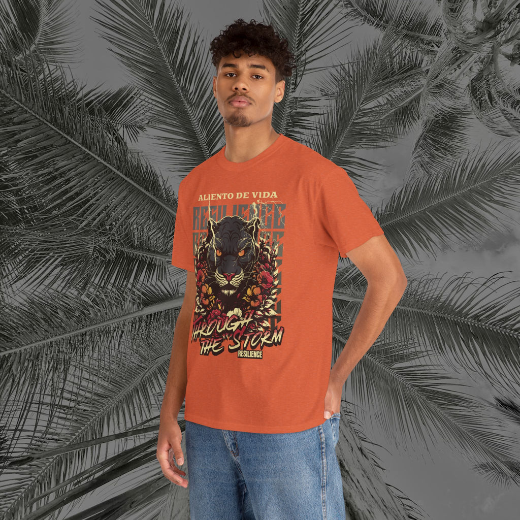 Rise of the Panther - (UNISEX) Heavy Cotton Tee - Aliento De Vida