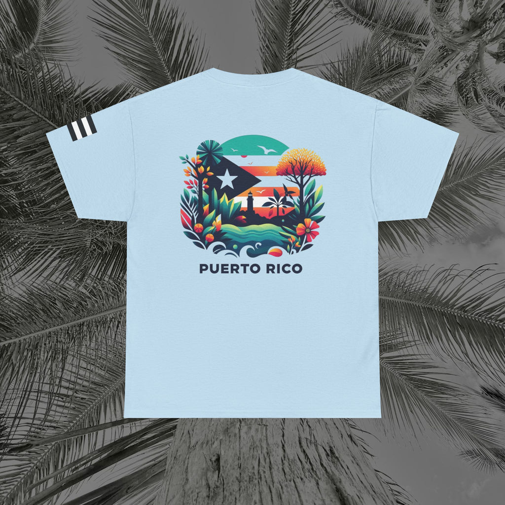 Isla Vibrante - PR COLLECTION - (UNISEX) Heavy Cotton Tee - Aliento De Vida