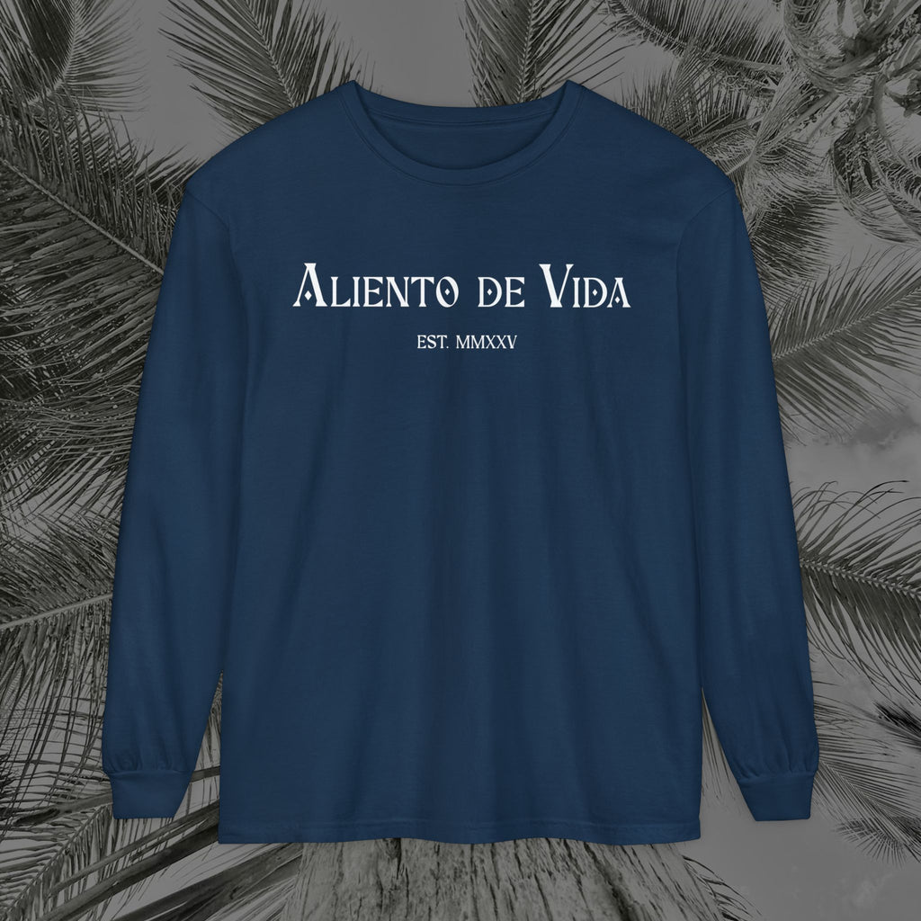 Resting Beach Face - (UNISEX) Long Sleeve Shirt - Aliento De Vida